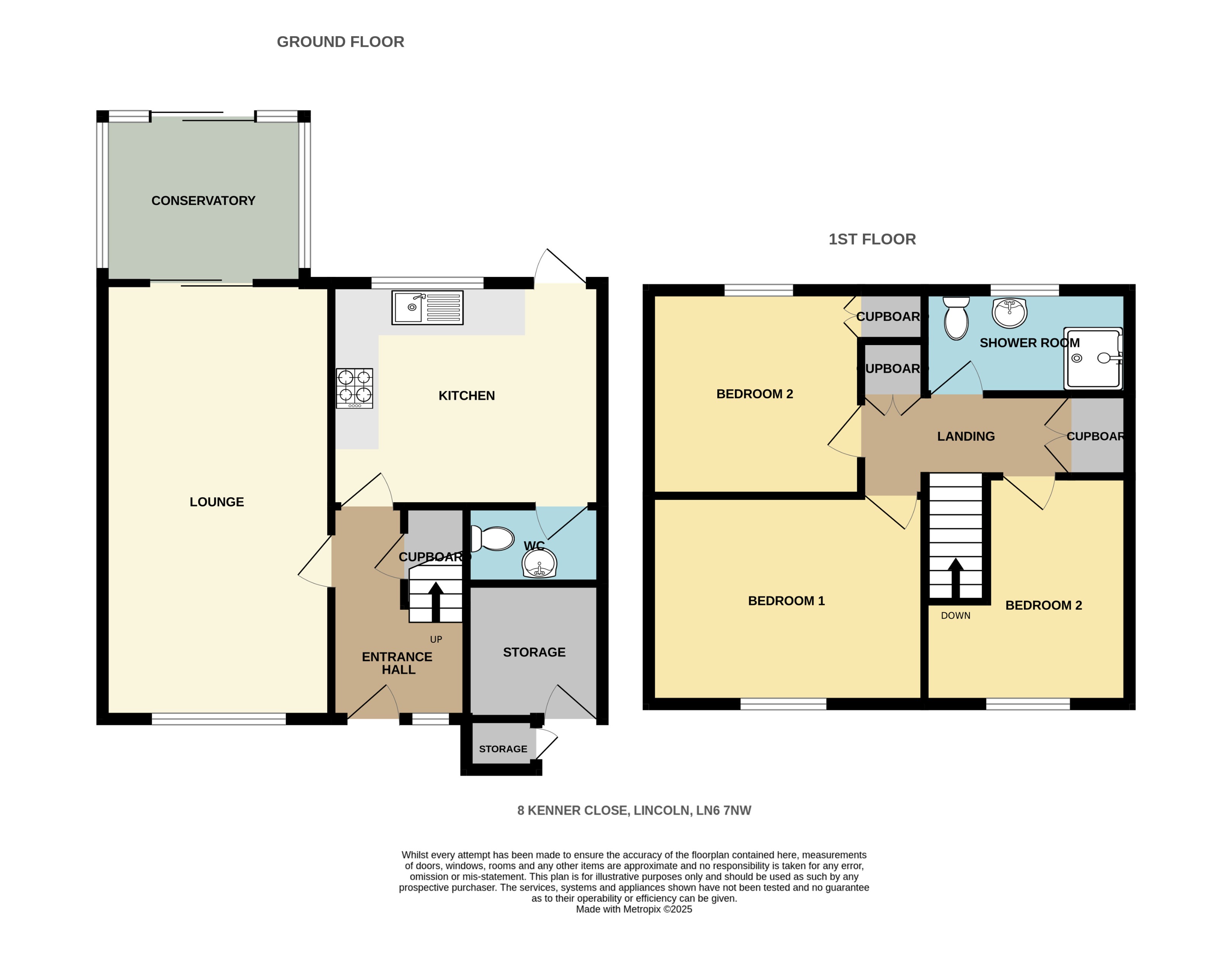 8, Kenner Close, Lincoln floorplan