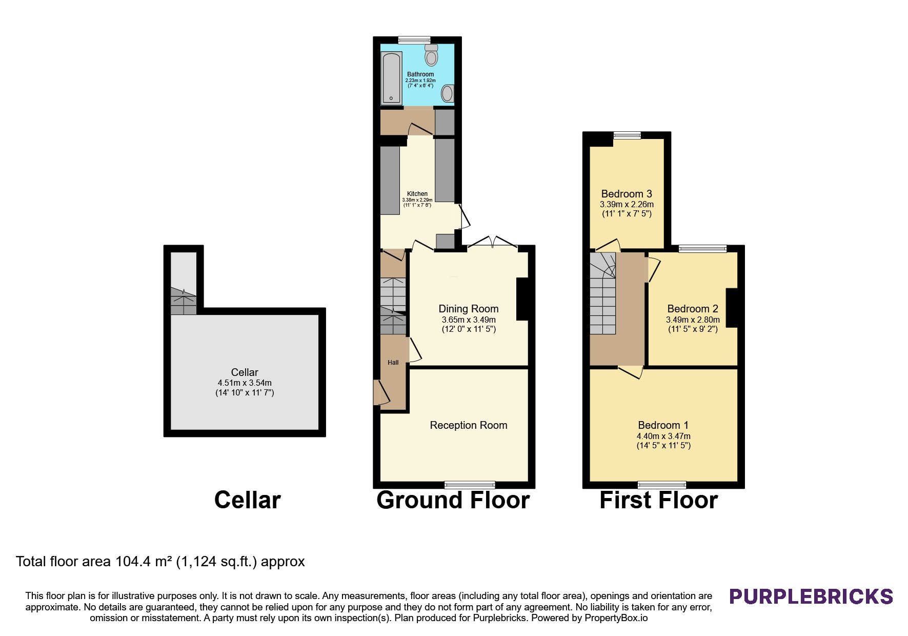 3, Herbert Road, Chatham floorplan