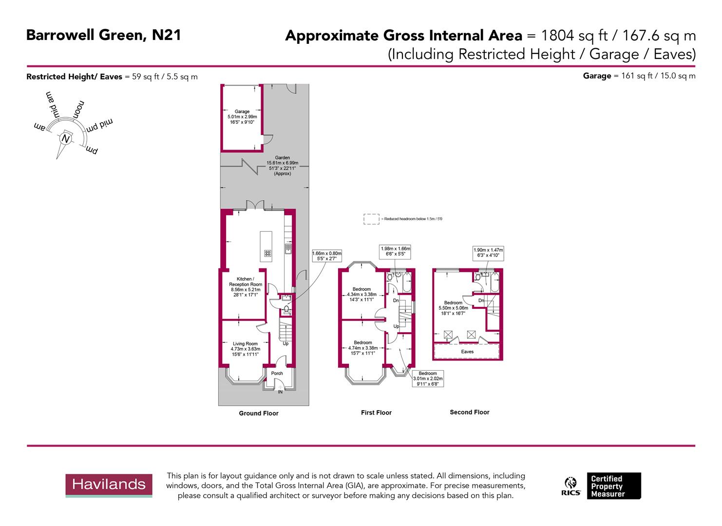 130, Barrowell Green, N21 floorplan