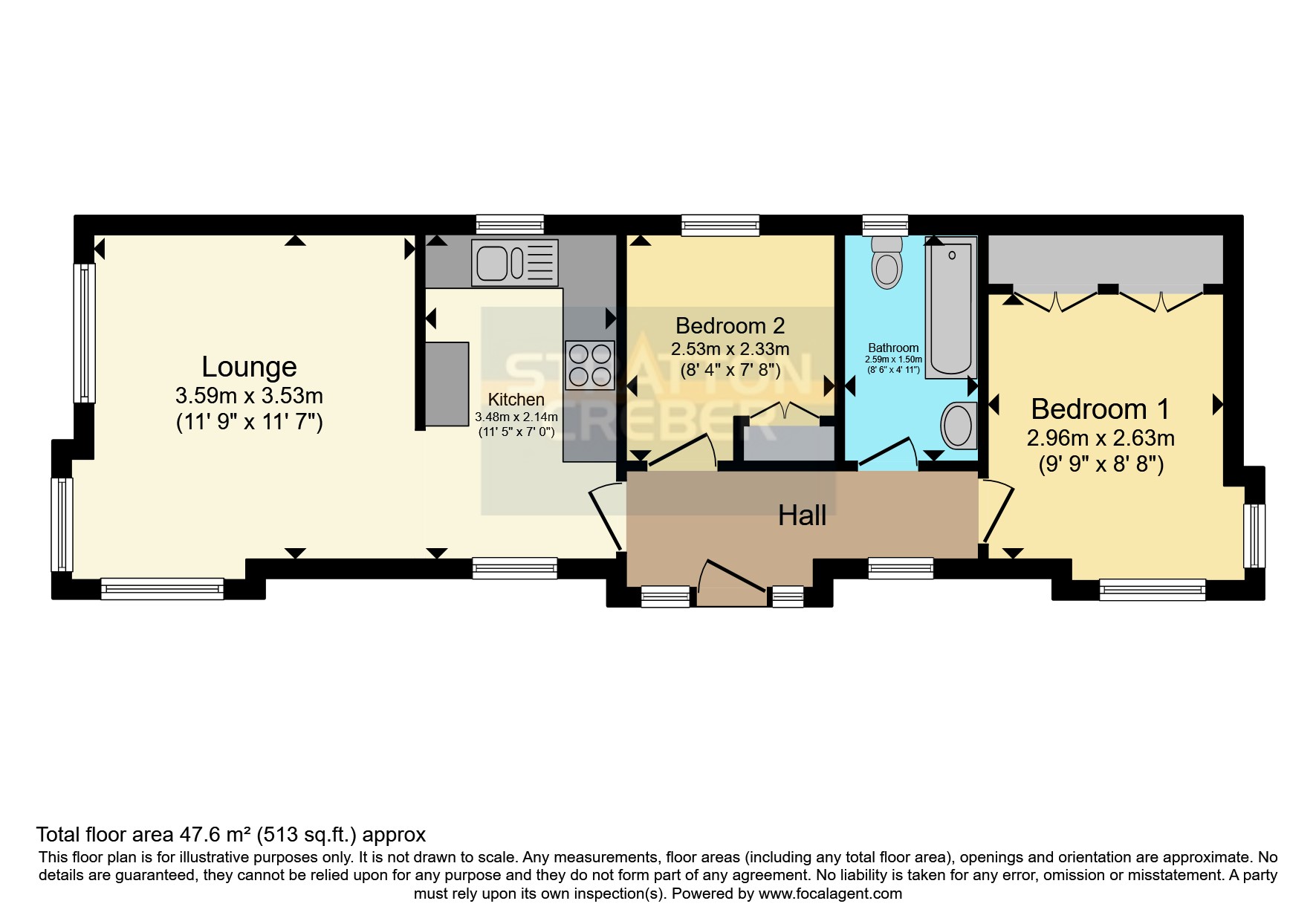 17, Rosewater, St Teath floorplan