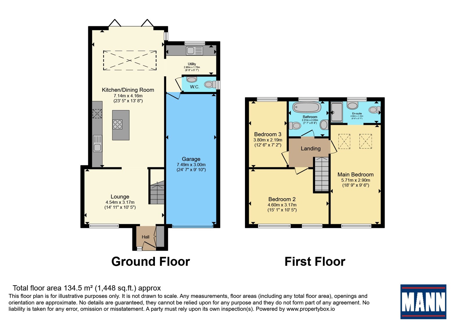 77, Whittington Close, Southampton floorplan