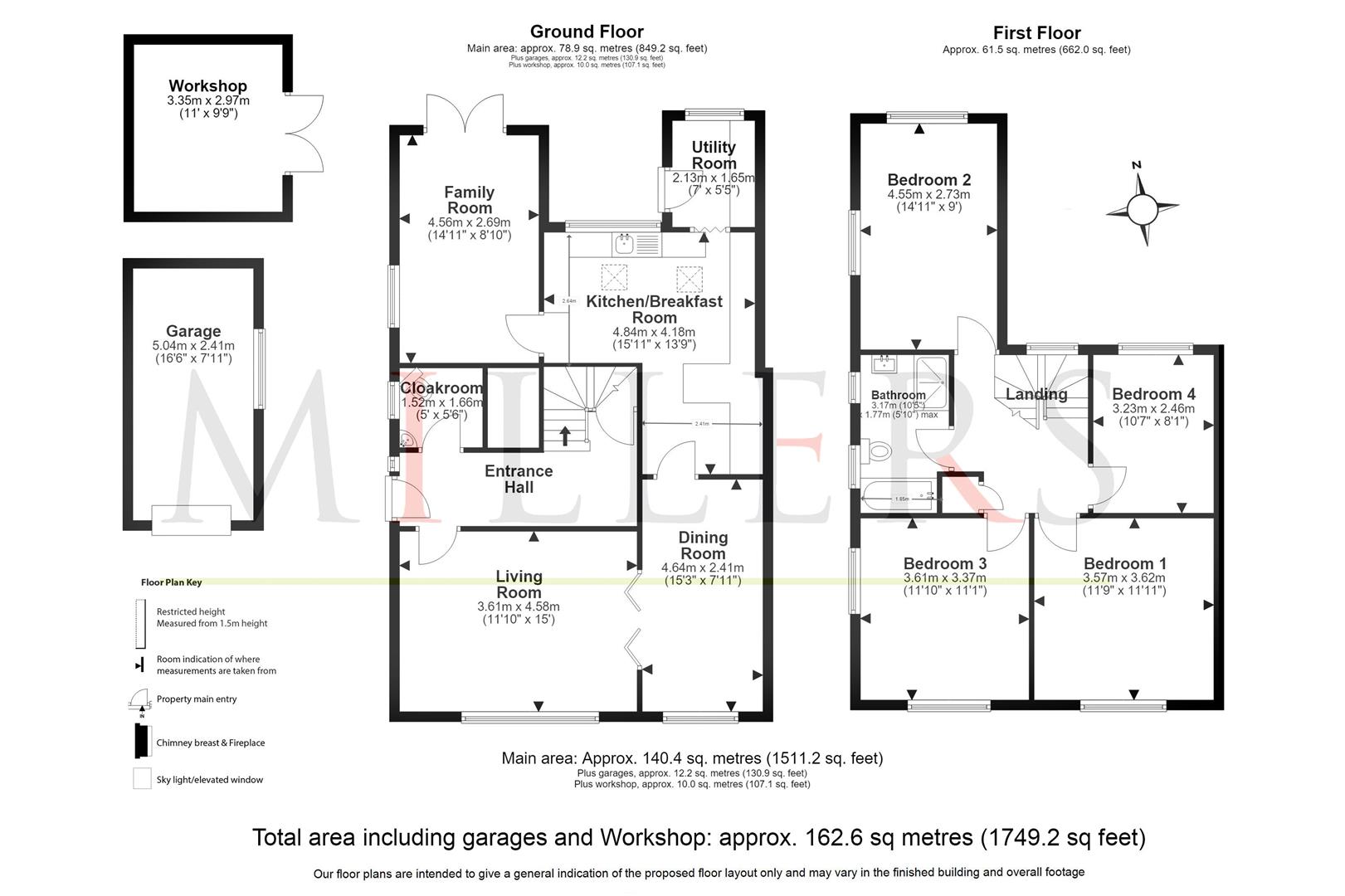 Noctorum, Vicarage Lane, North Weald floorplan