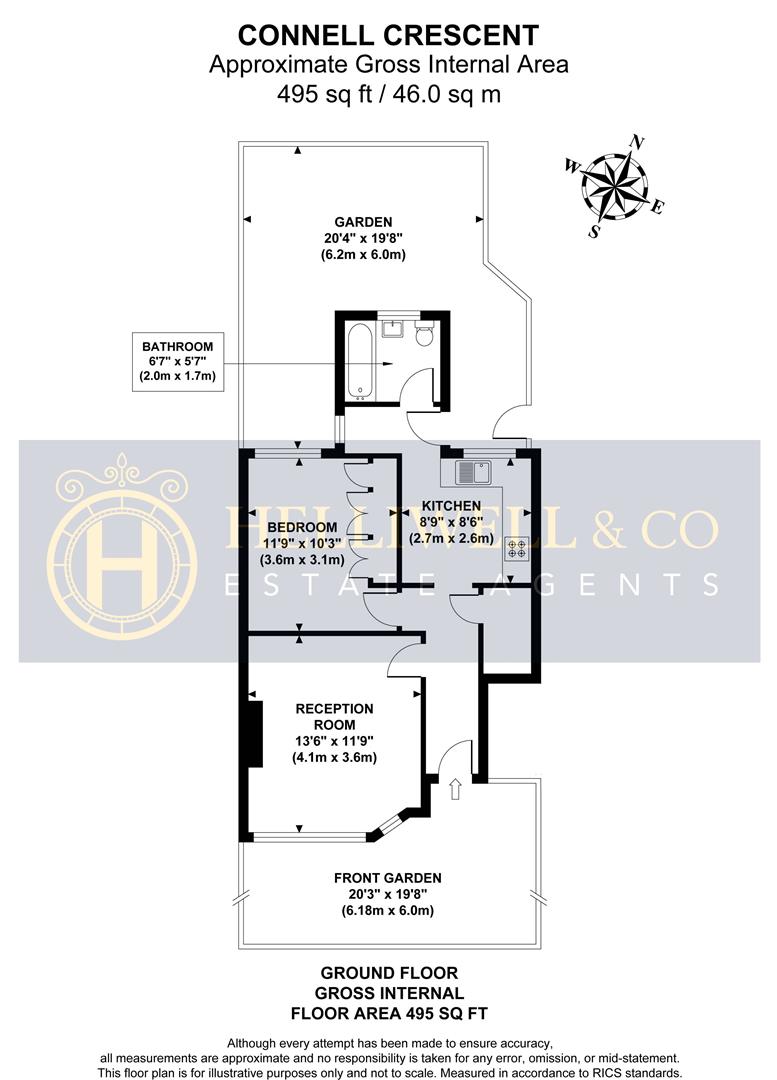 Connell Crescent, Ealing, London W5, 1 bedroom for sale 62869888 PrimeLocation