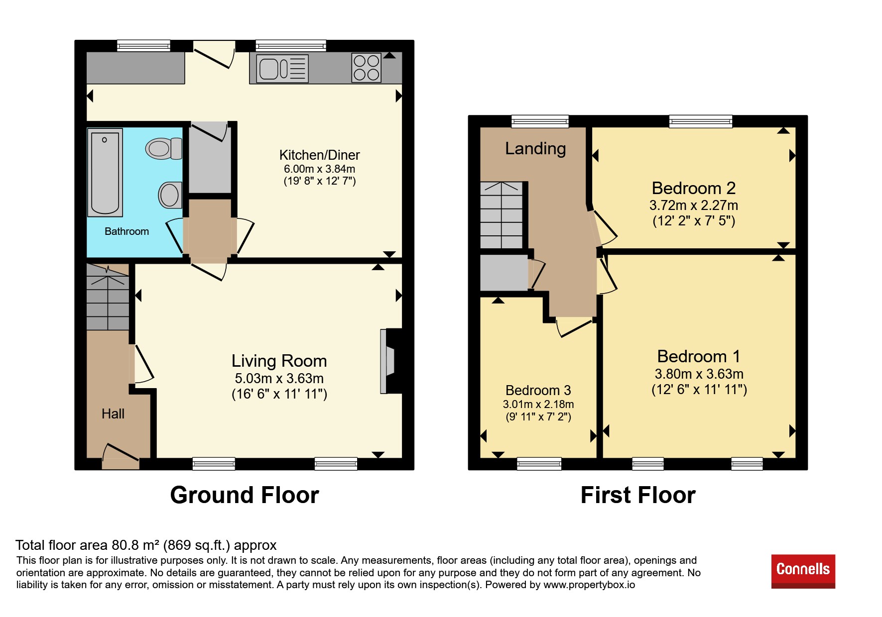 82, Radwell Road, Bedford floorplan