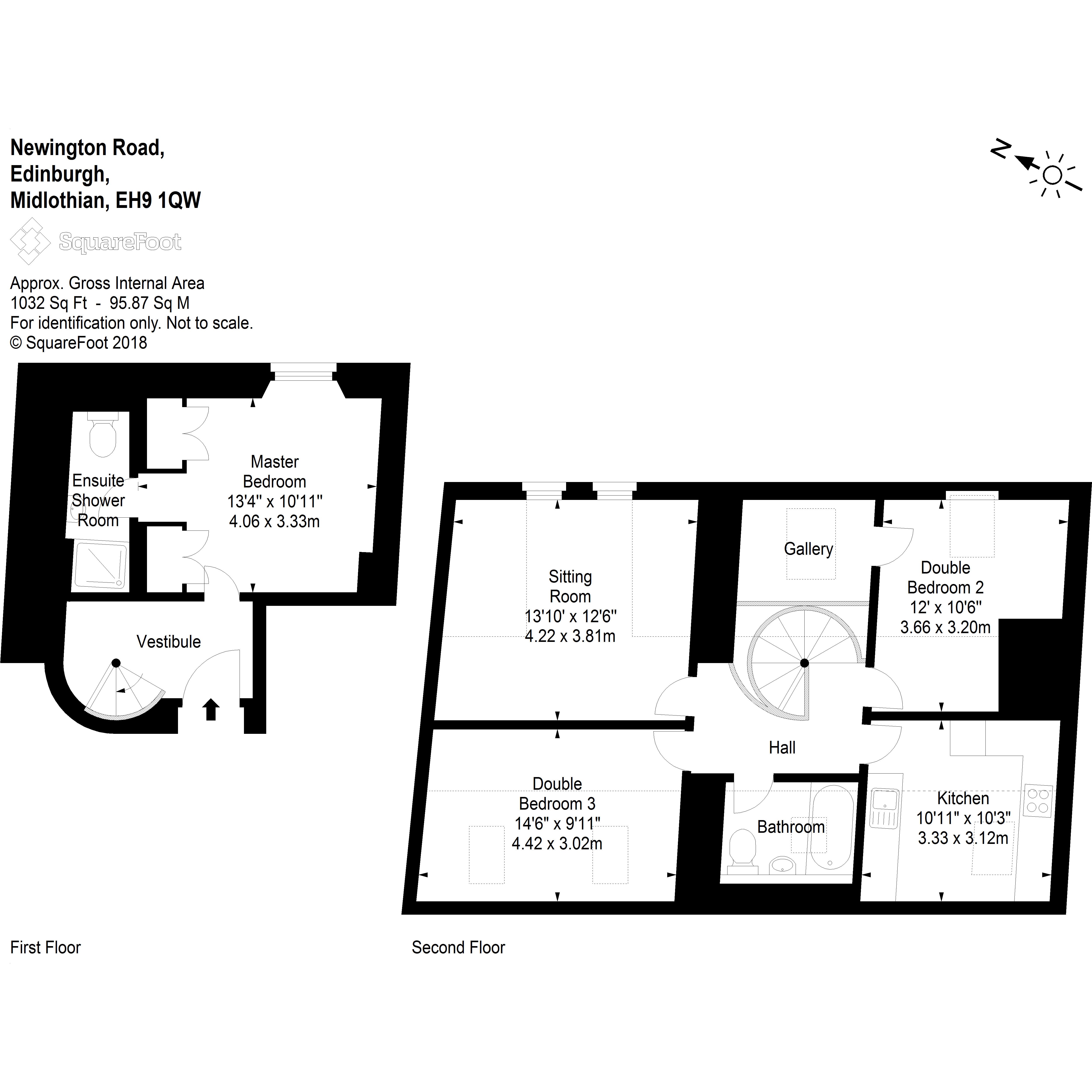 3 Bedrooms Flat for sale in 81/3 Newington Road, Newington EH9