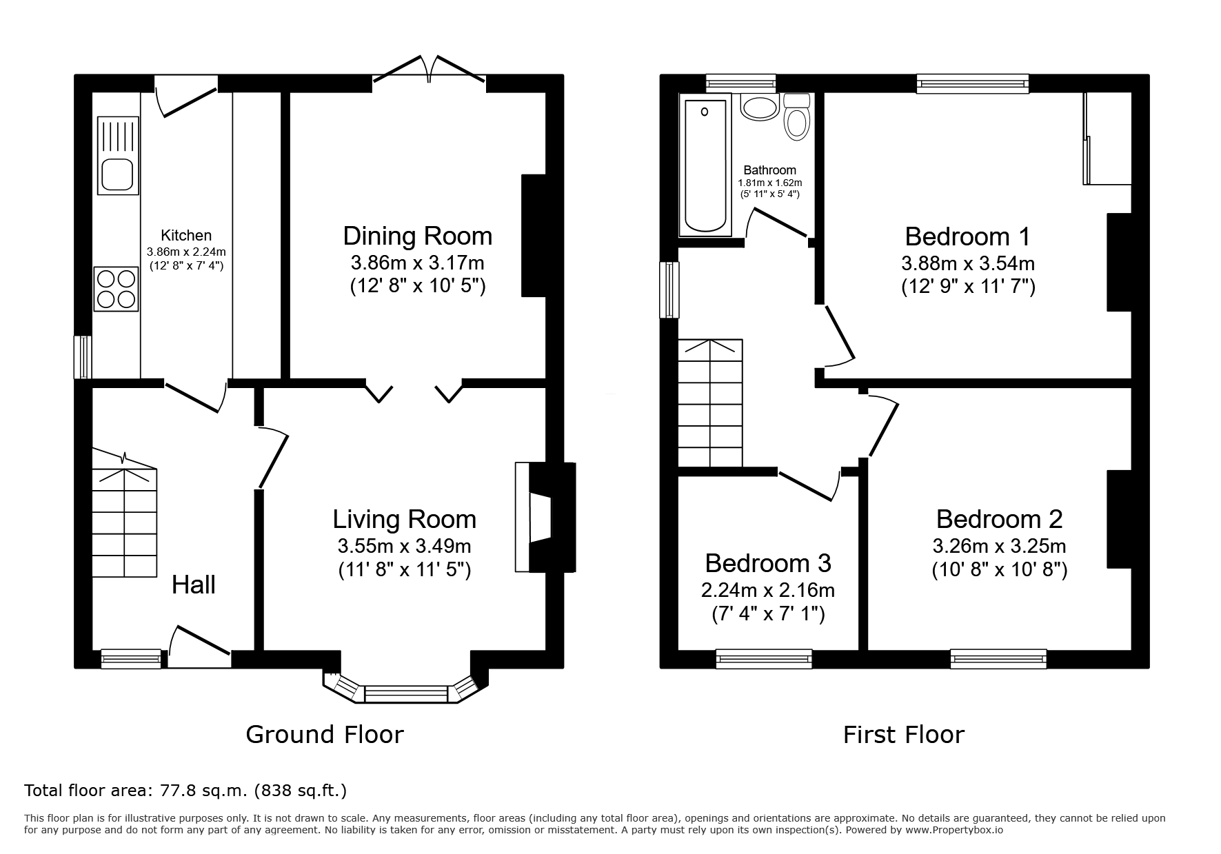 88, Kings Hedges Road, Cambridgeshire floorplan