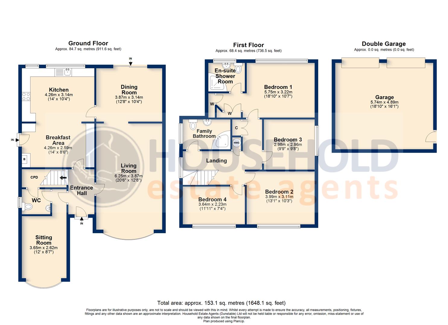 Bramingham Road, Luton, Bedfordshire LU3, 4 bedroom detached house for