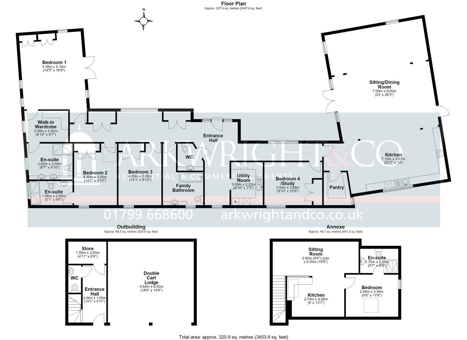 Butts Green Barn, Butts Green, Saffron Walden floorplan