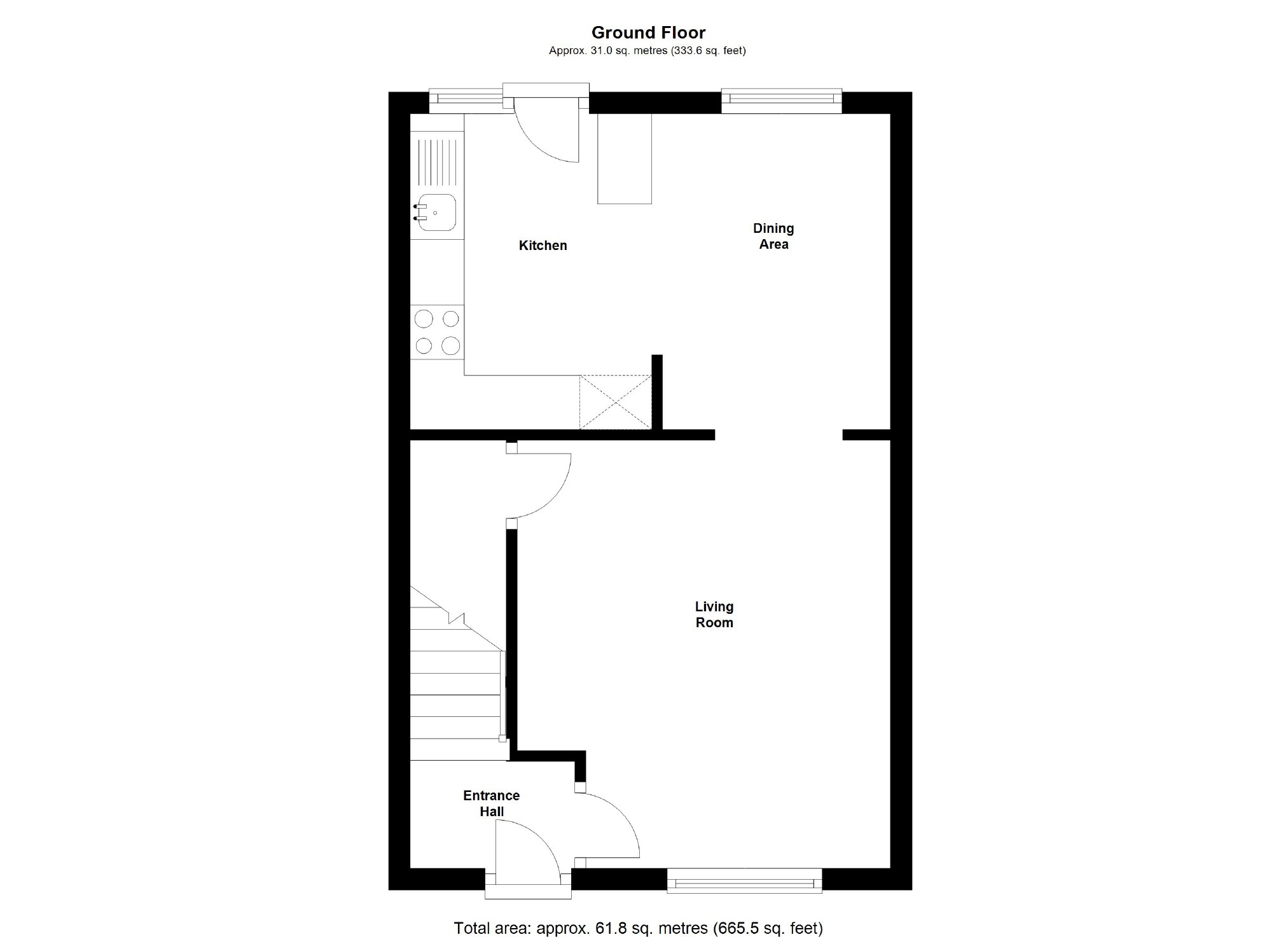 3 Bedrooms Terraced house to rent in Wagner Close, Browns Wood, Milton Keynes MK7