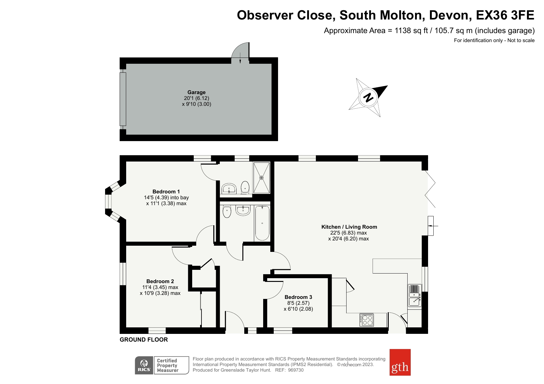 2, Observer Close, Devon floorplan