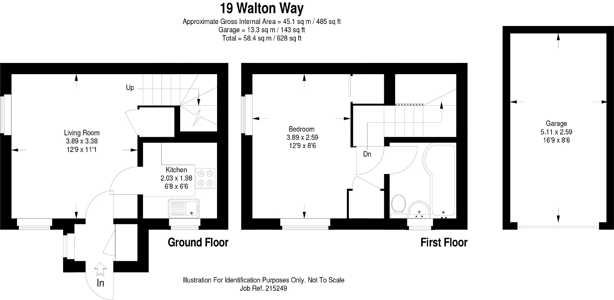 1 Bedrooms Cottage to rent in Walton Way, Newbury RG14