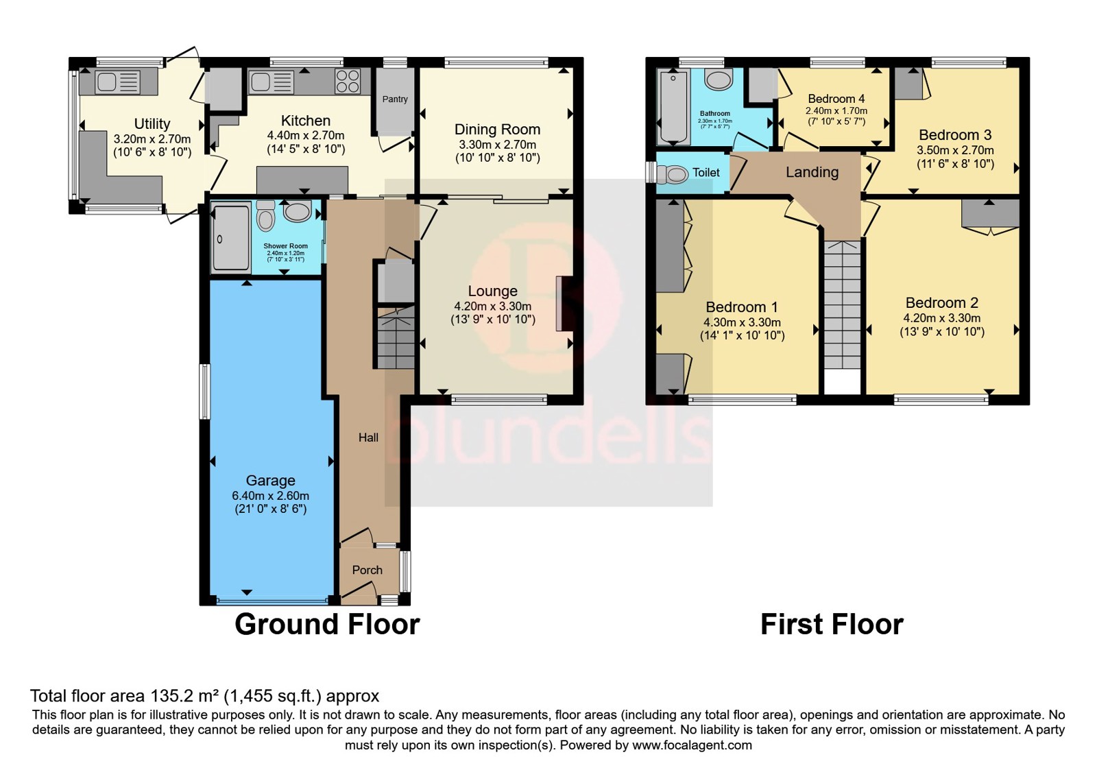 6, Norwood Close, Derbyshire floorplan
