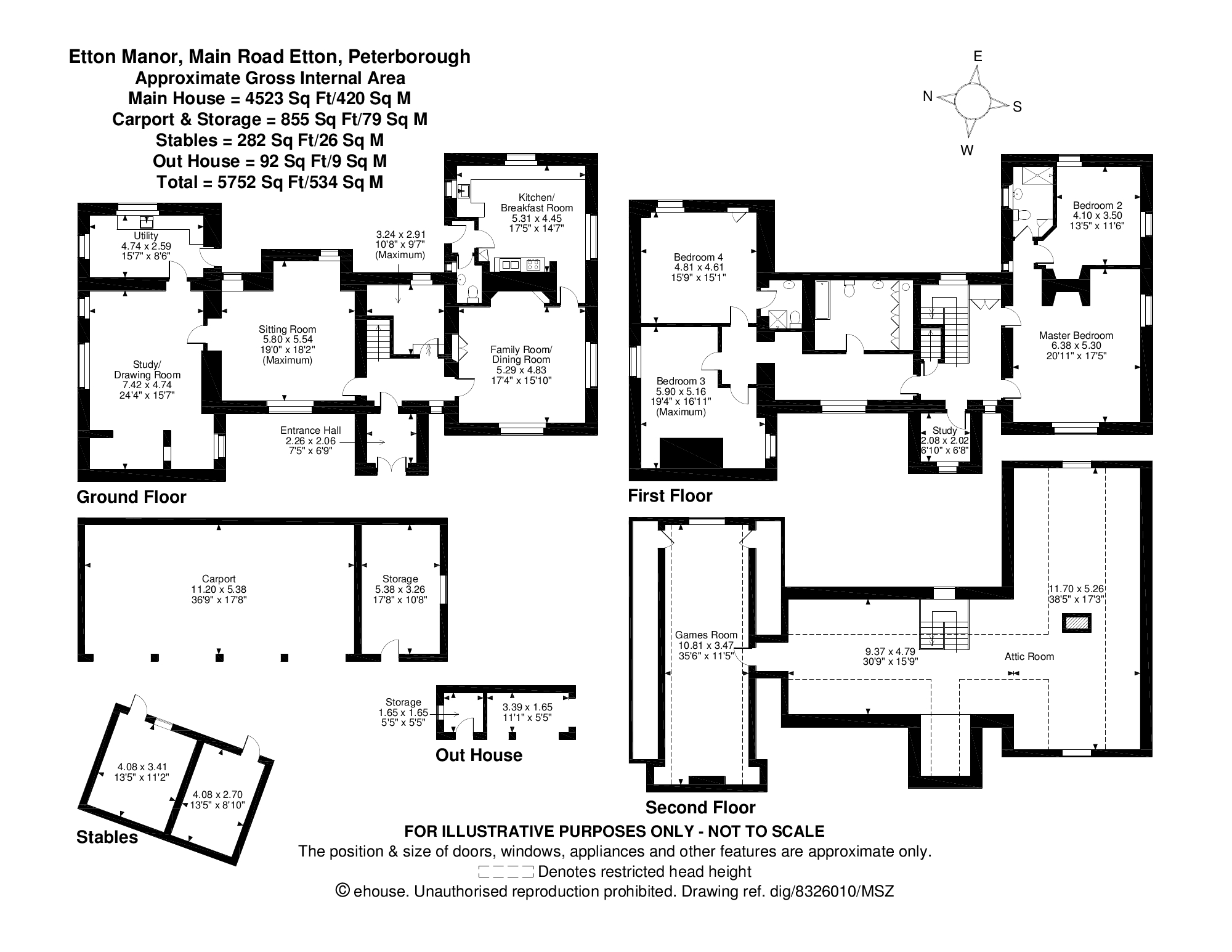 4 bed property for sale in Etton Manor, 32 Main Road, Etton