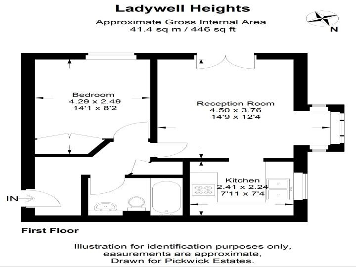 Flat 19, Ladywell Heights, London floorplan