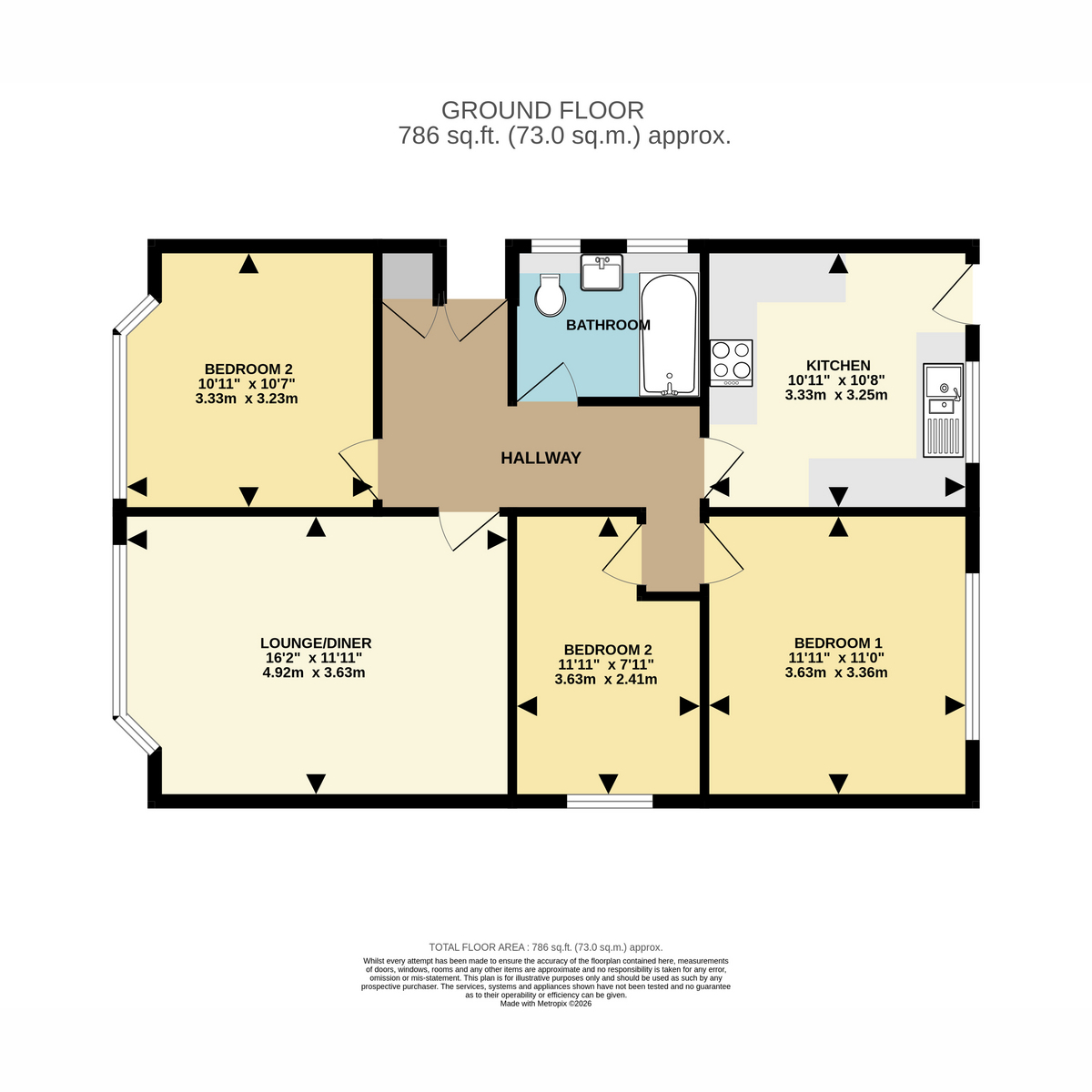 East Howe Lane, Bournemouth floorplan