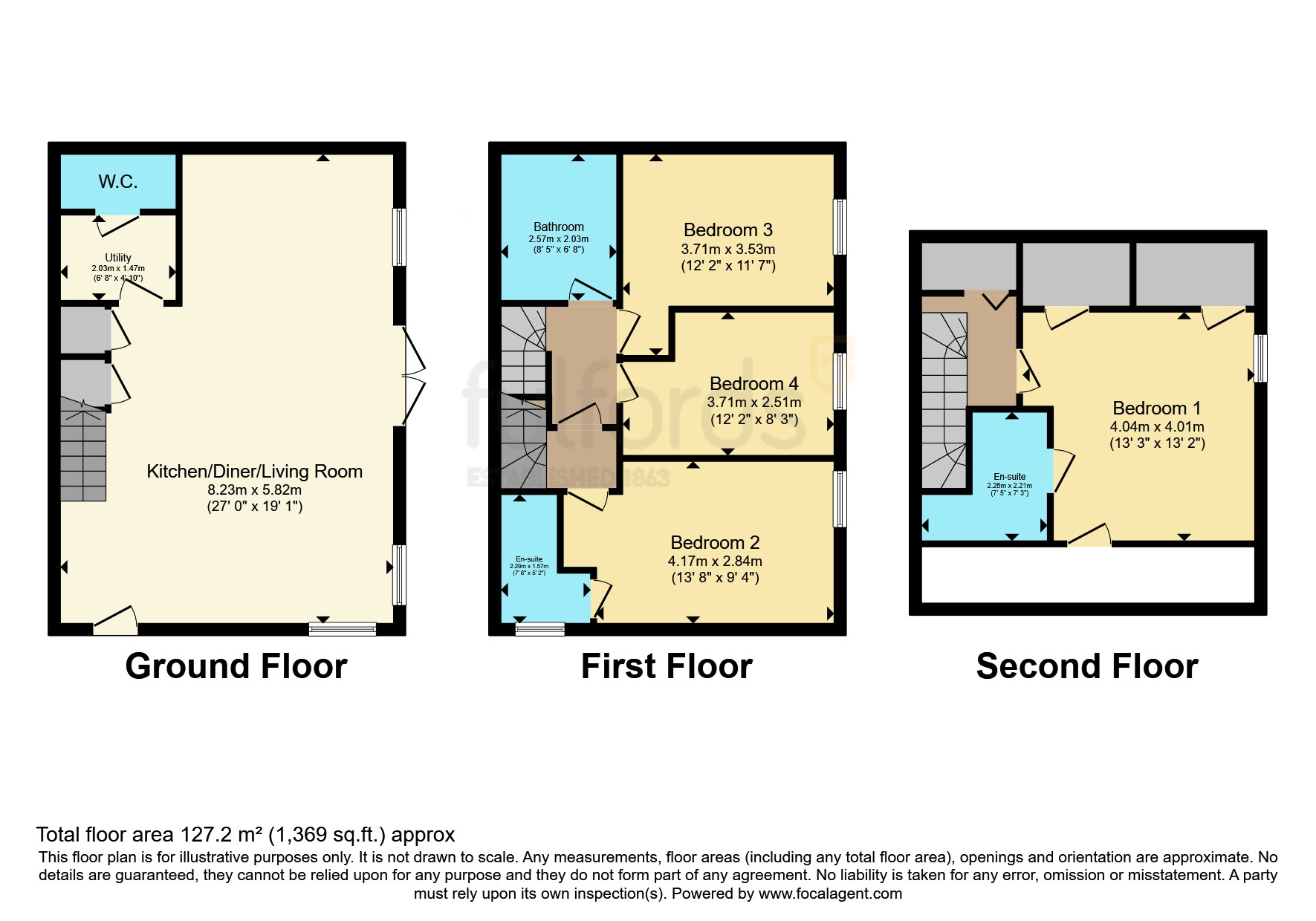 2 St. Ivel House,, Station Road, Cullompton floorplan