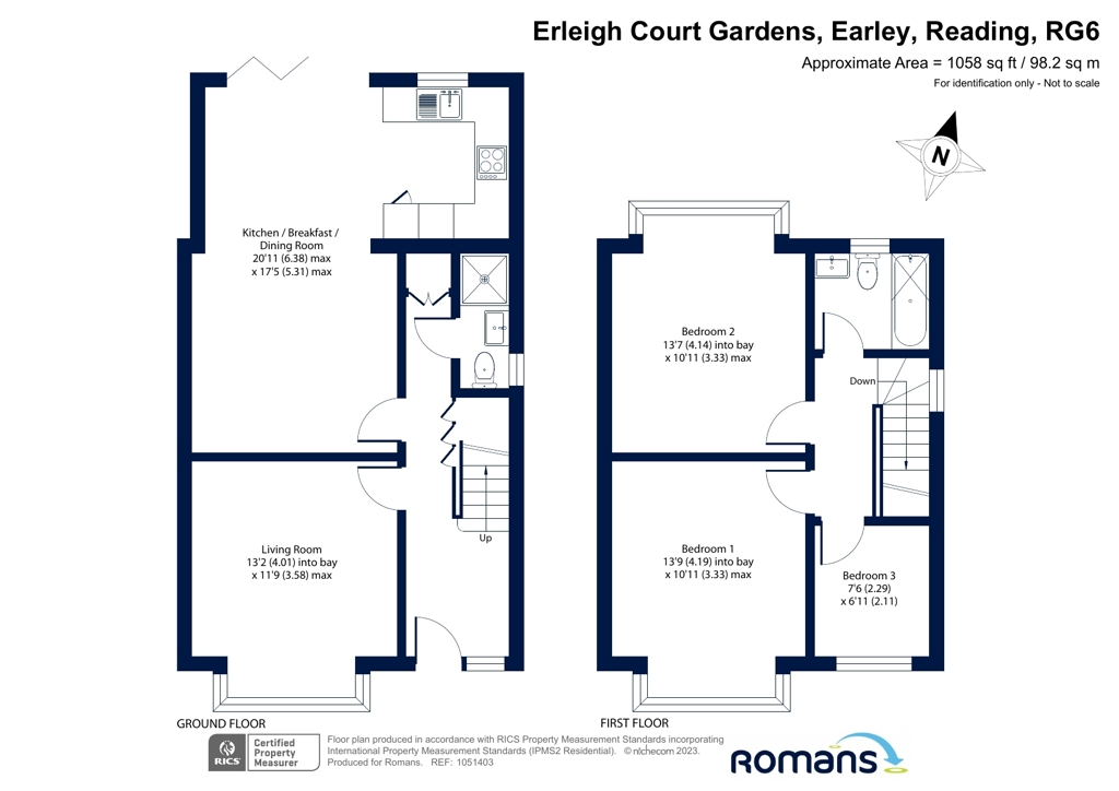 Erleigh Court Gardens, Reading floorplan