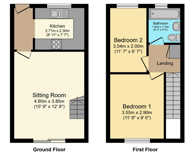 7 Rillington Gardens, Emerson Valley, Milton Keynes floorplan