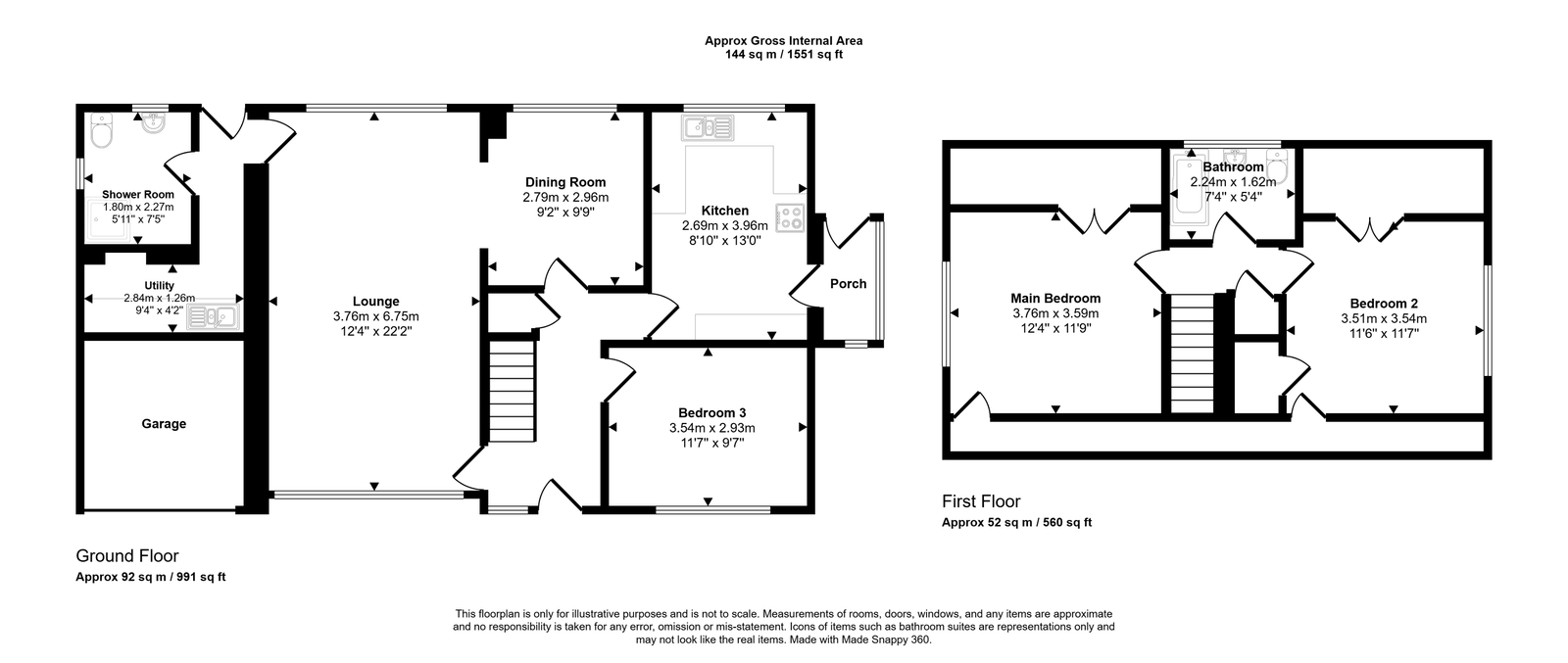 Browylan, Llanon floorplan