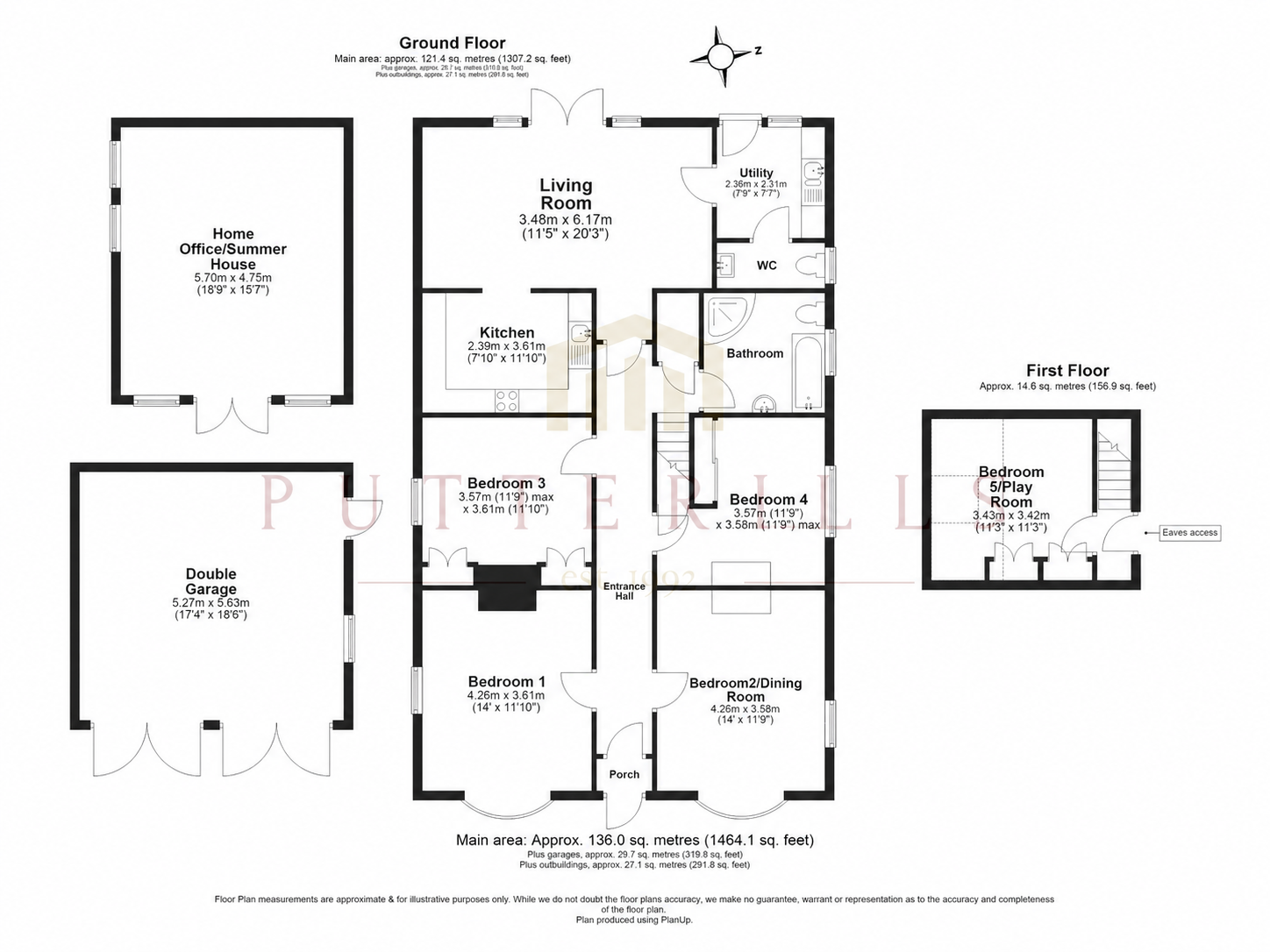 132, High Street, Stevenage floorplan