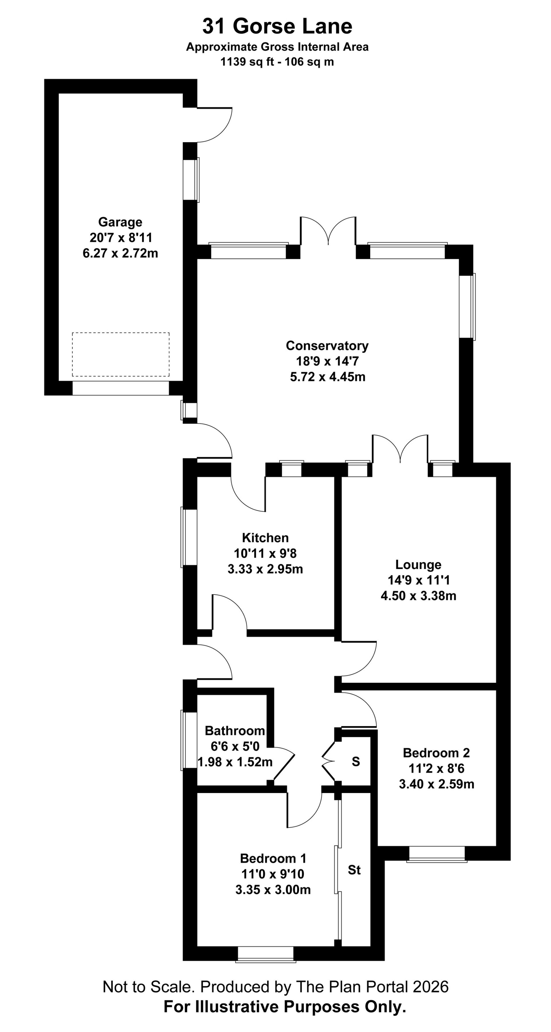 31, Gorse Lane, Leicester floorplan