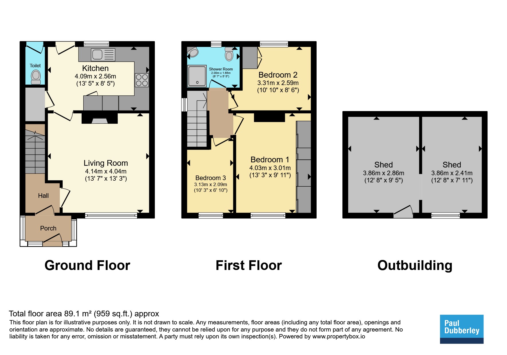 77, Laburnum Road, Tipton floorplan