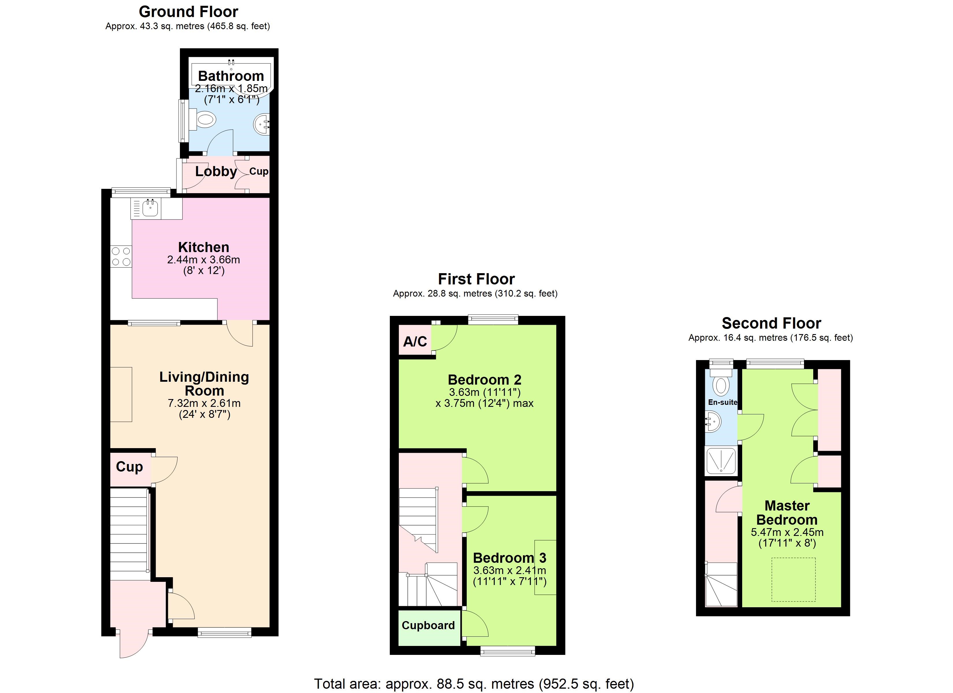 3 Bedrooms Terraced house for sale in Epps Road, Sittingbourne ME10