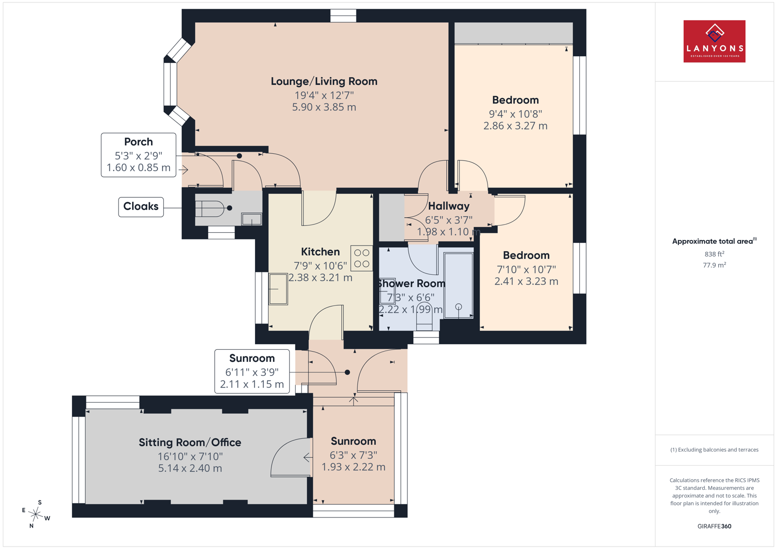 17, Dinam Park, Pentre floorplan