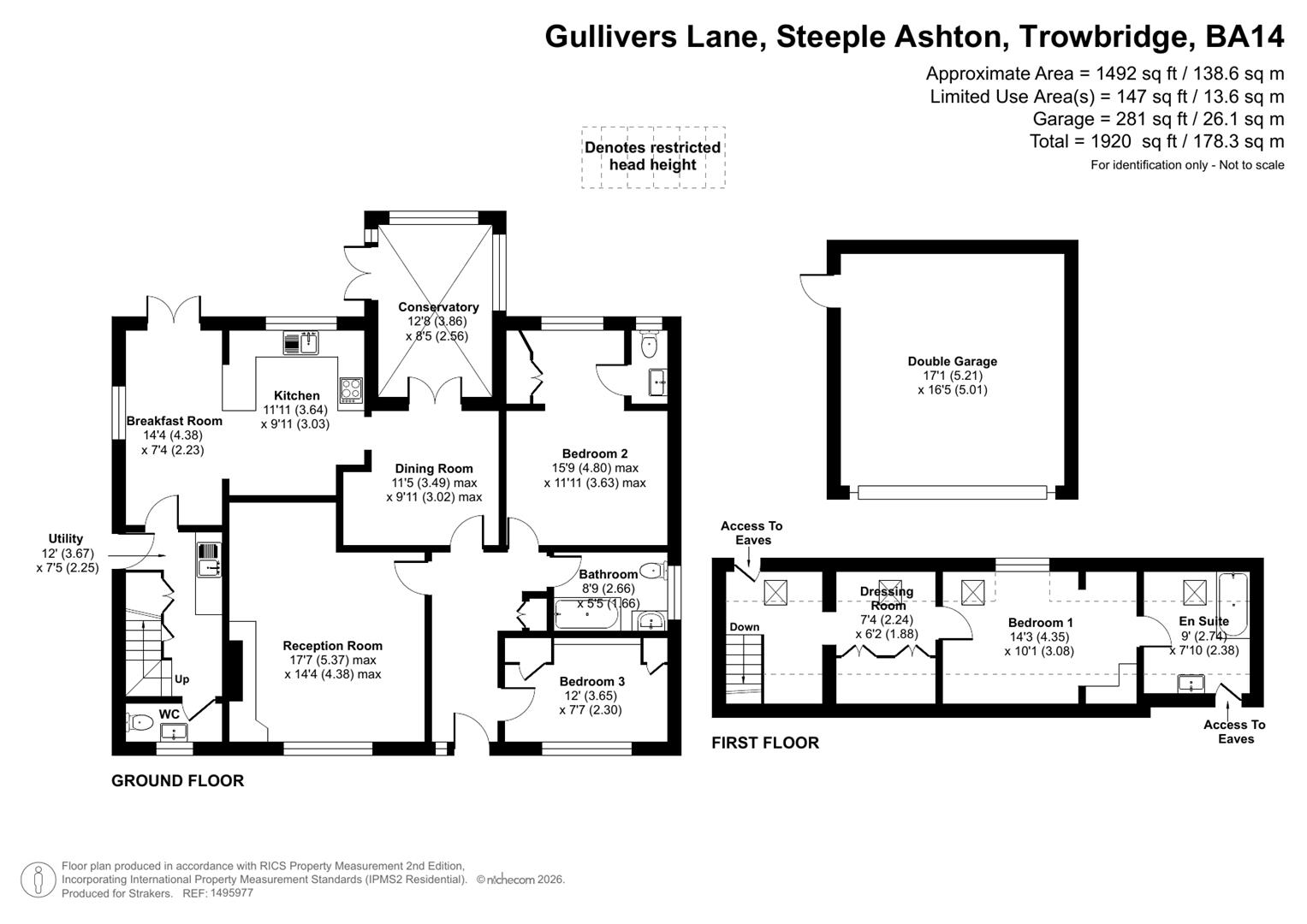 5, Gullivers Lane, Trowbridge floorplan