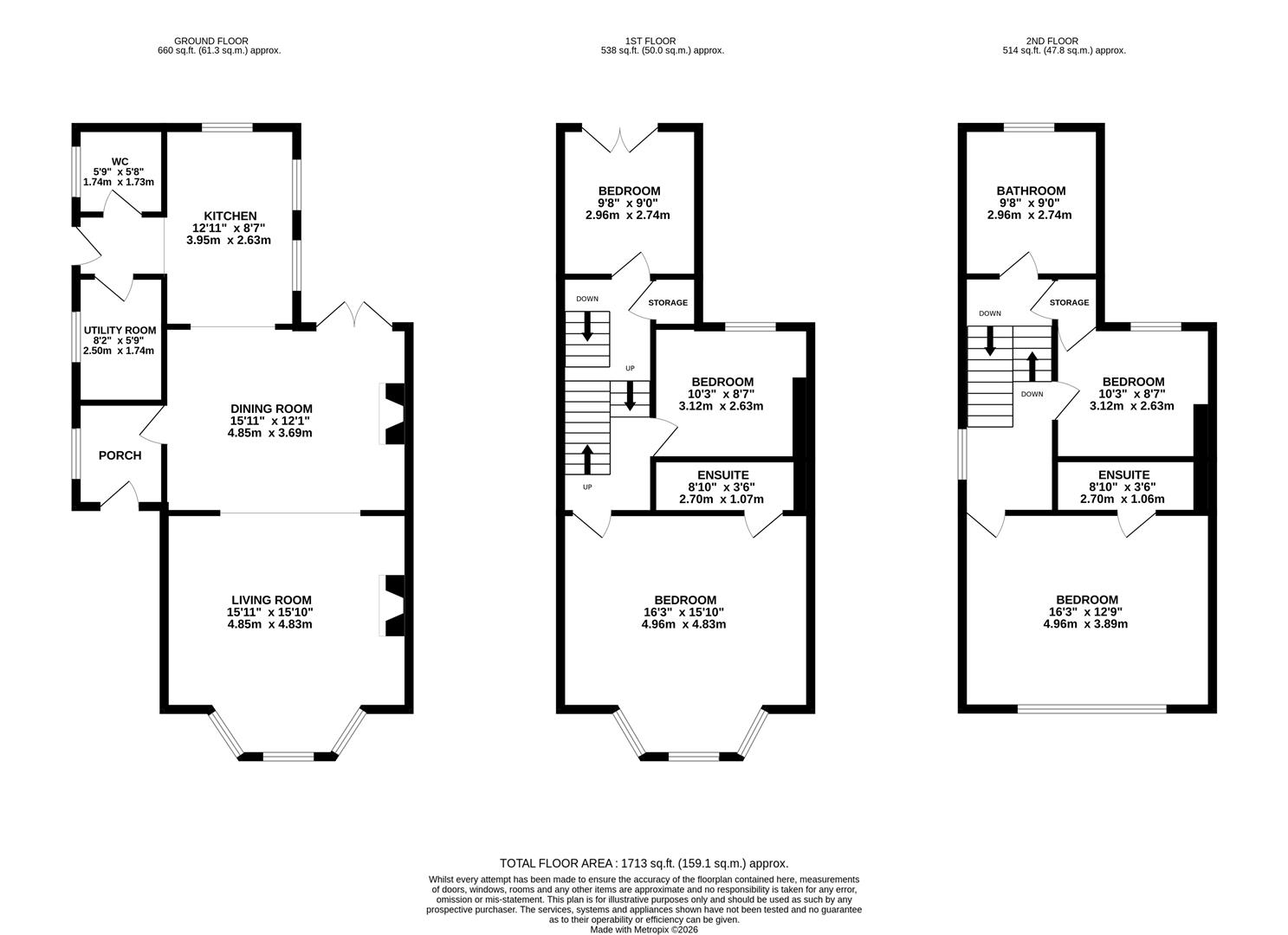 62, St. Helens Road, Hastings floorplan