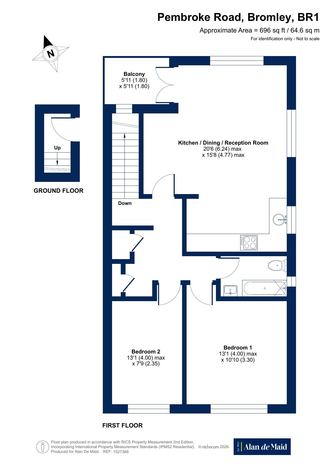 32, Pembroke Road, Bromley floorplan