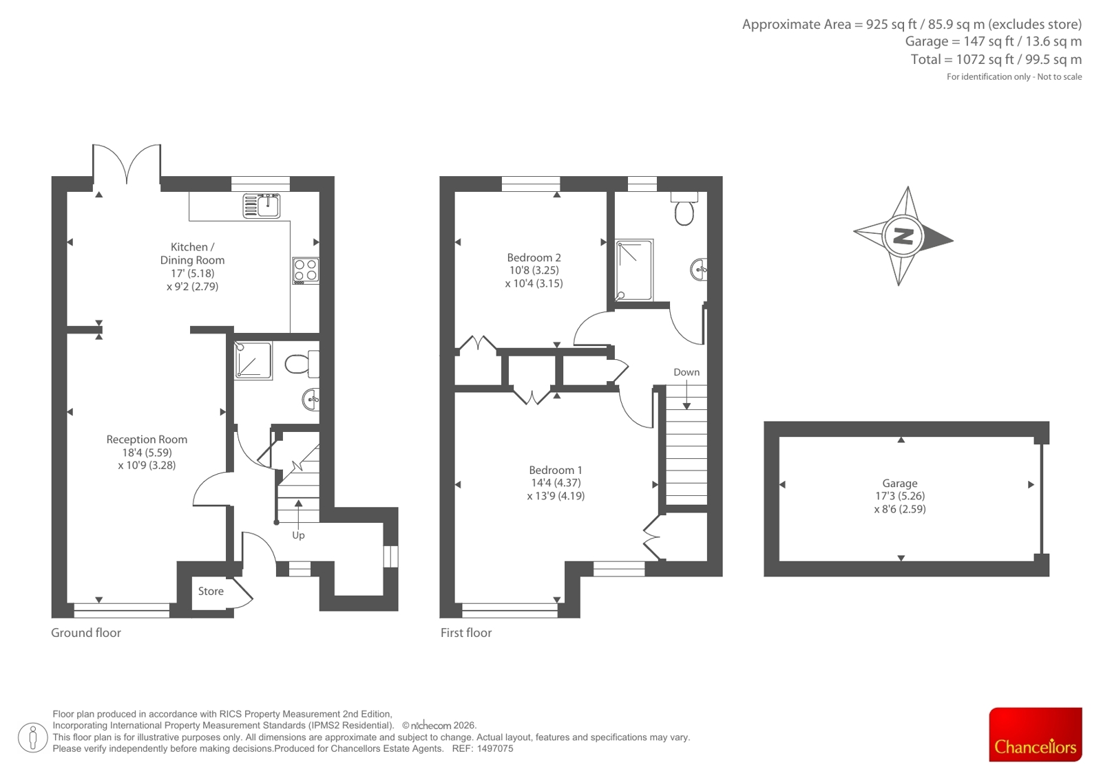 3, The Lanes, Bampton floorplan
