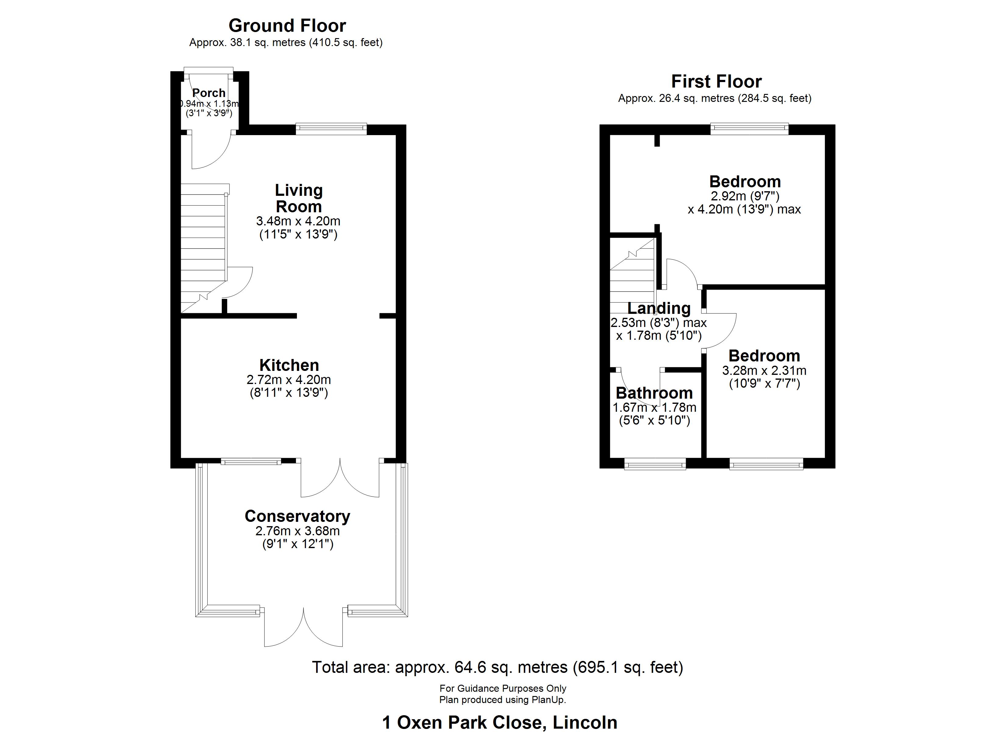 1, Oxen Park Close, Lincoln floorplan