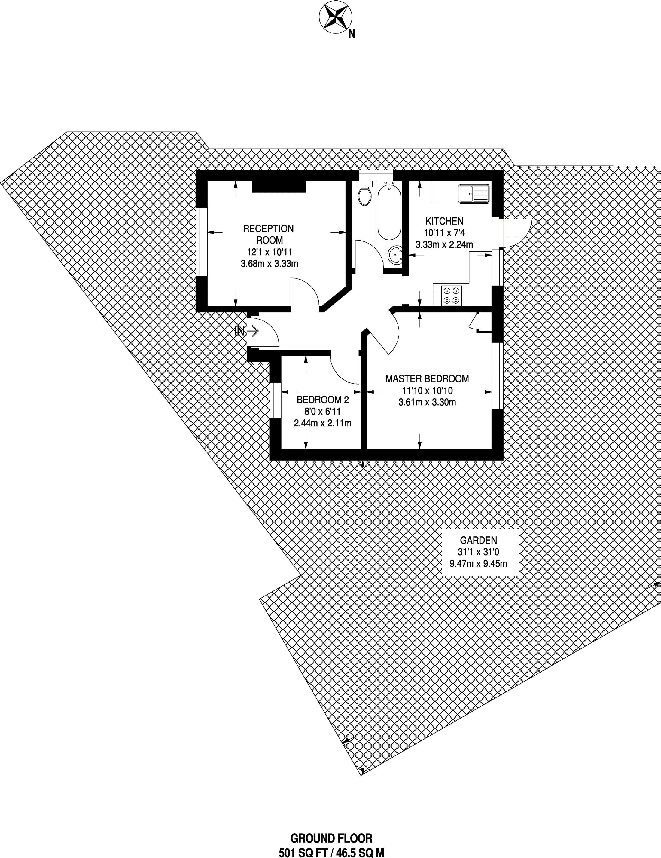 2 Bedrooms Bungalow for sale in Dovercourt Lane, Sutton SM1