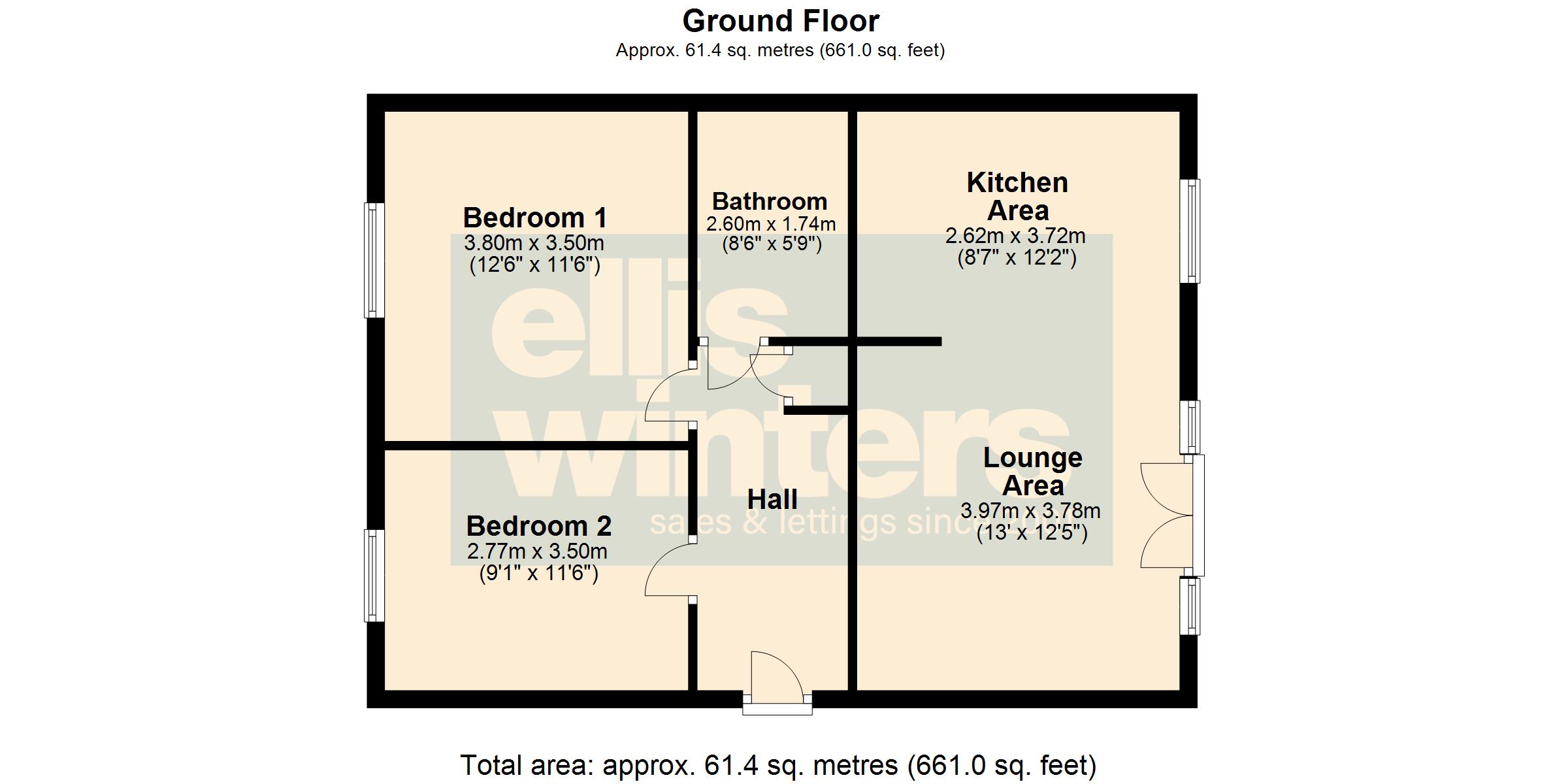 34, Old Station Place, Chatteris floorplan