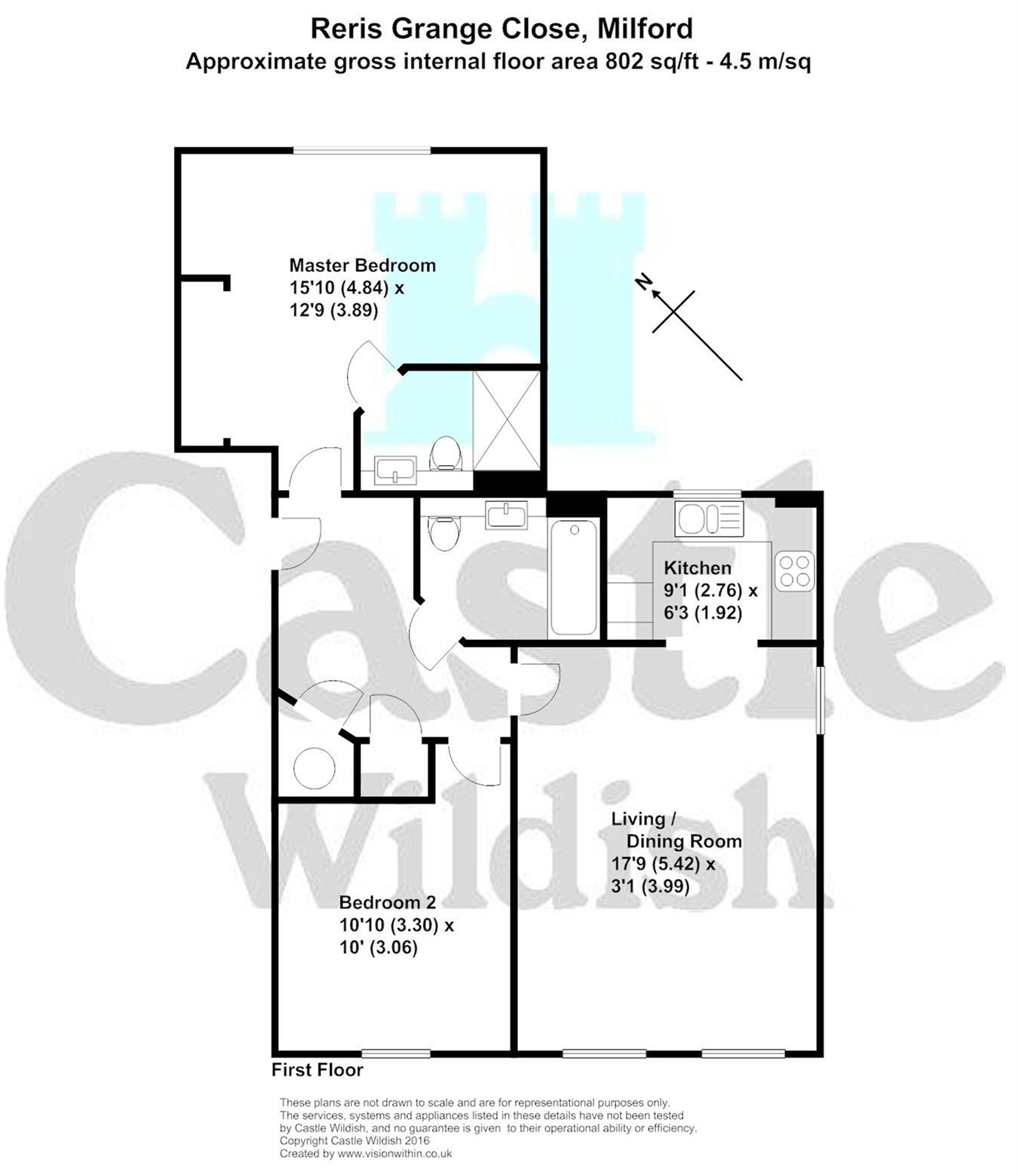 2 Bedrooms Flat to rent in Reris Grange Close, Milford, Godalming GU8