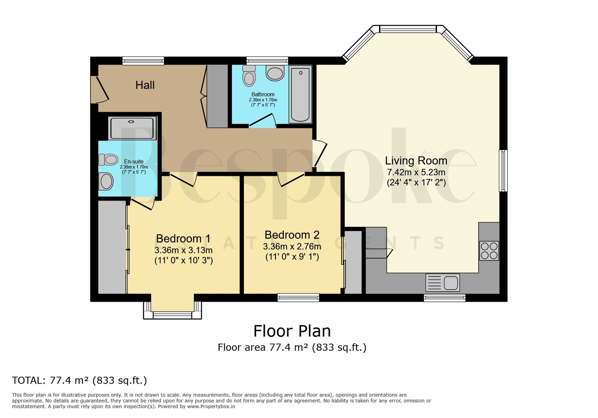 Flat 11, 76 London Street, Reading floorplan