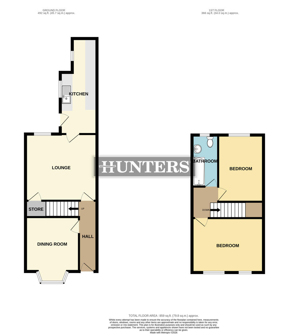 45, Corona Avenue, Oldham floorplan