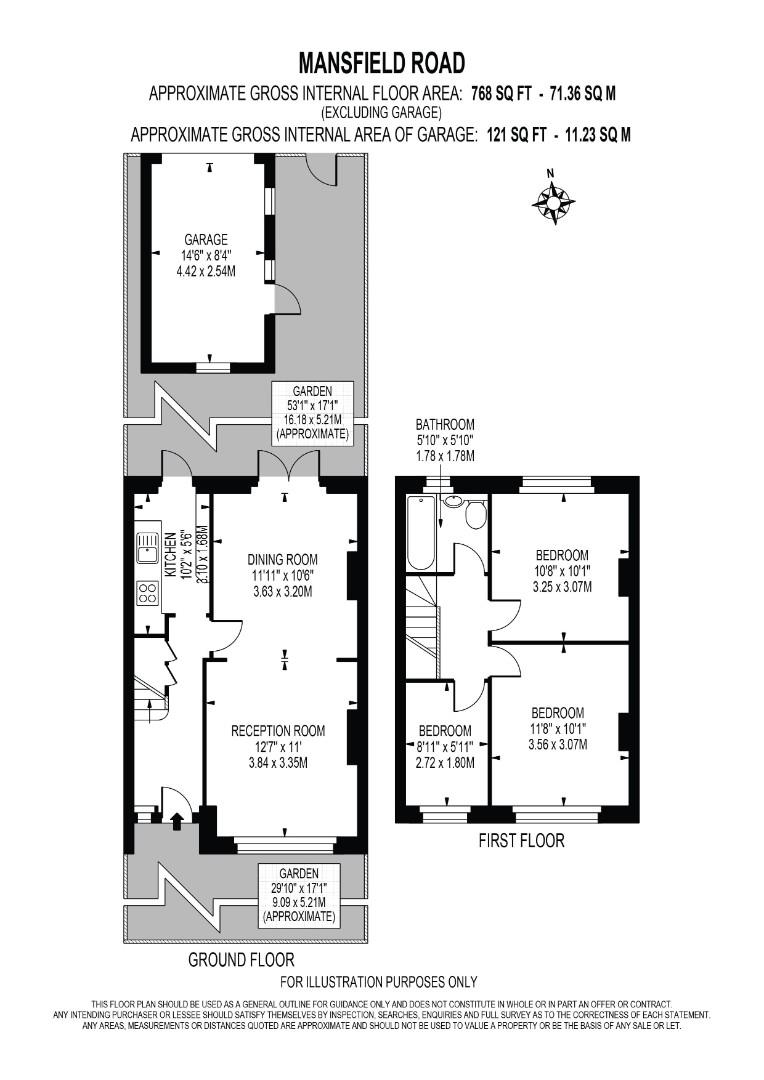Mansfield Road, Chessington KT9, 3 bedroom terraced house for sale