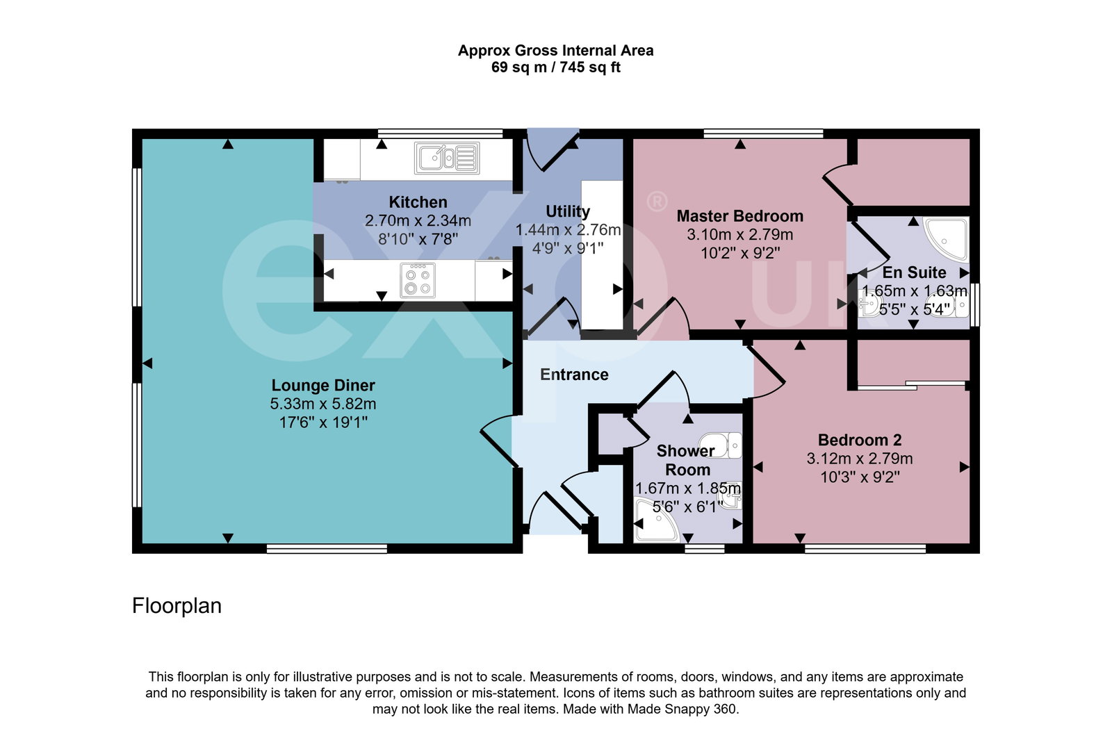 Falcon Park,101, Totnes Road, Paignton floorplan