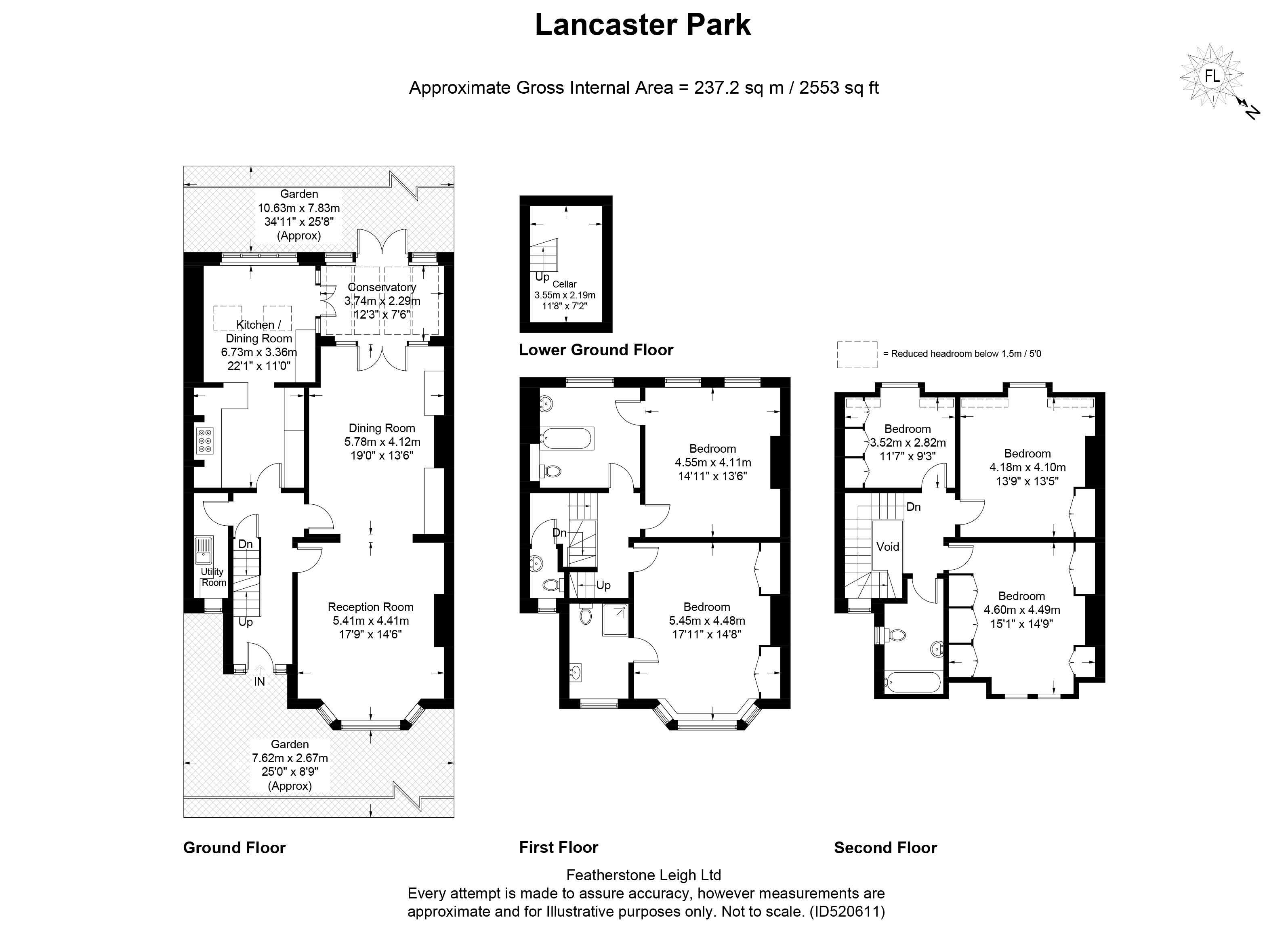 5 Bedrooms  for sale in Lancaster Park, Richmond TW10