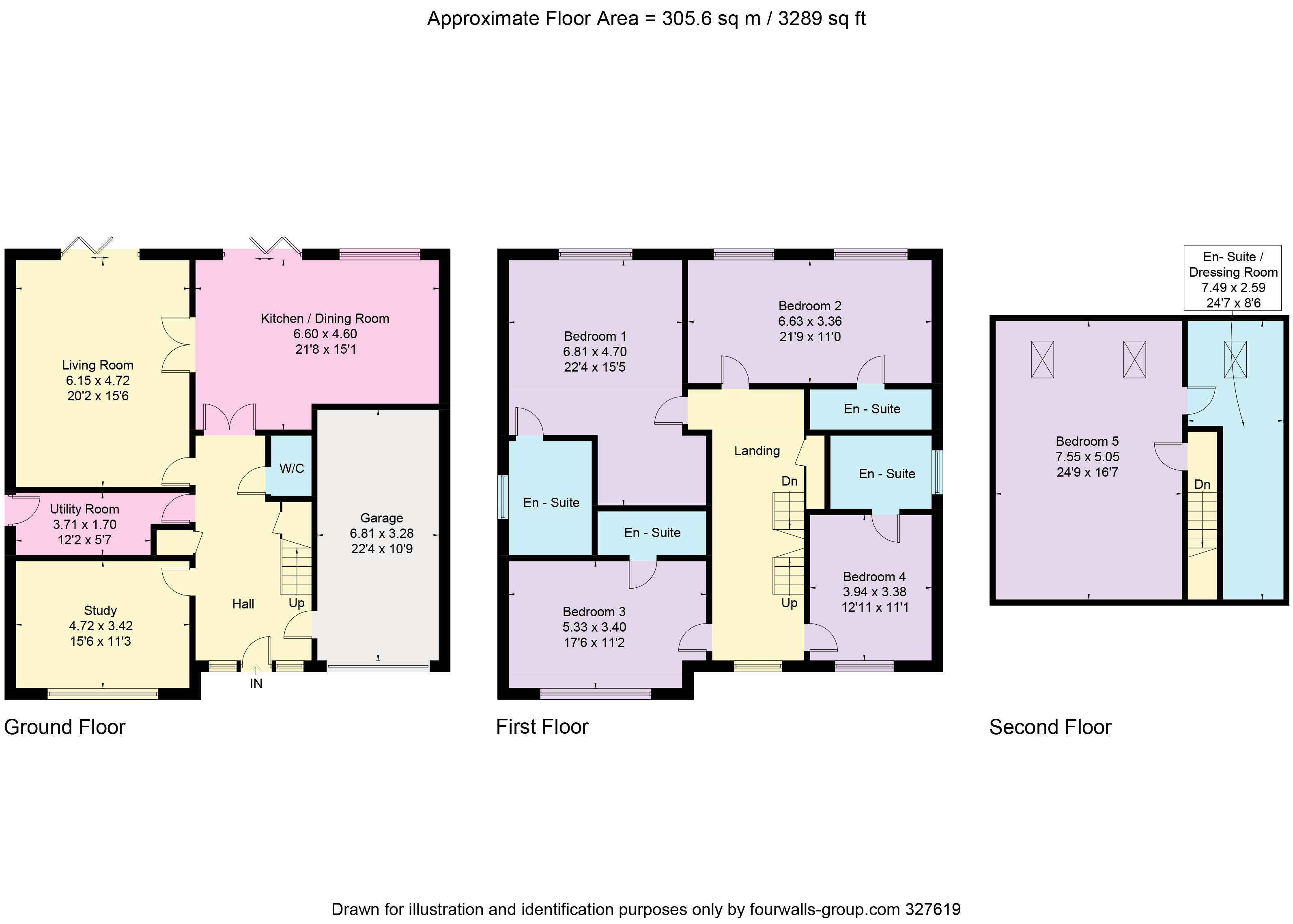 Baughurst Road, Baughurst, Tadley, Hampshire RG26, 5 bedroom detached