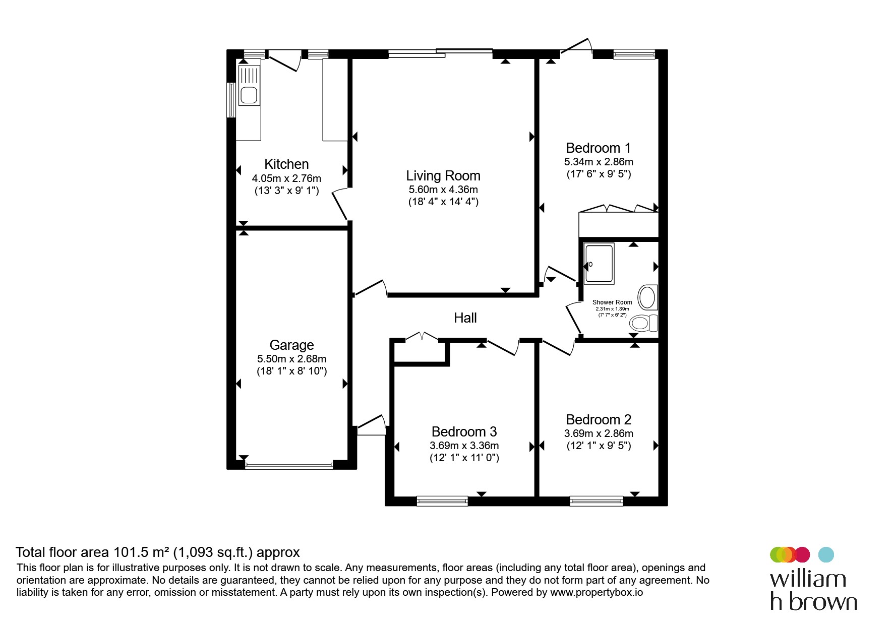 6, Acacia Grove, York floorplan