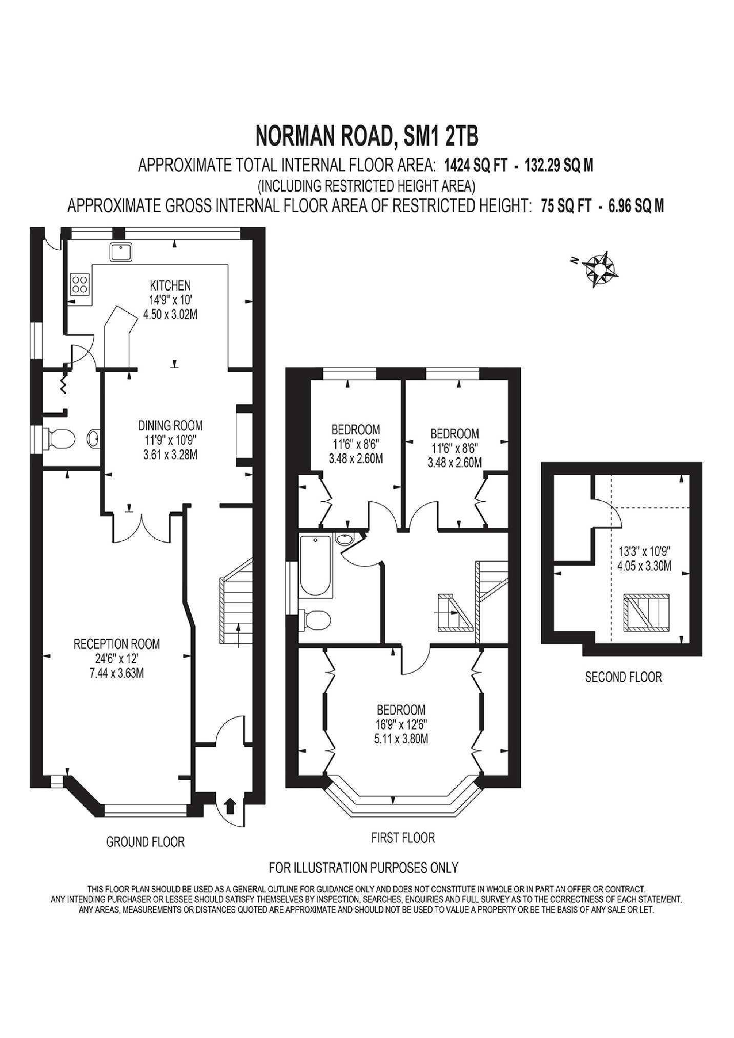 3 Bedrooms Semi-detached house for sale in Norman Road, Sutton SM1