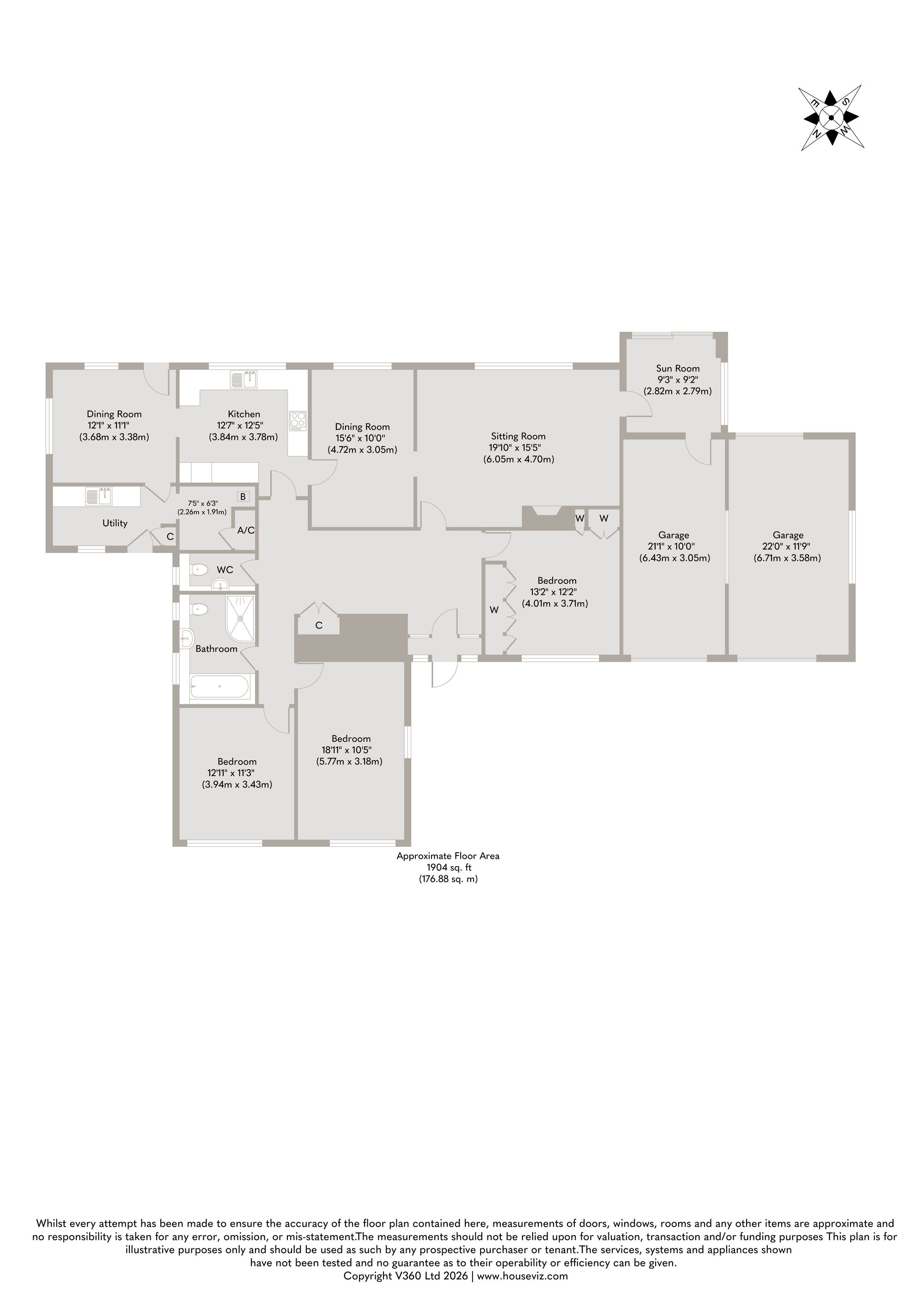 38 Elmham Road, Dereham floorplan