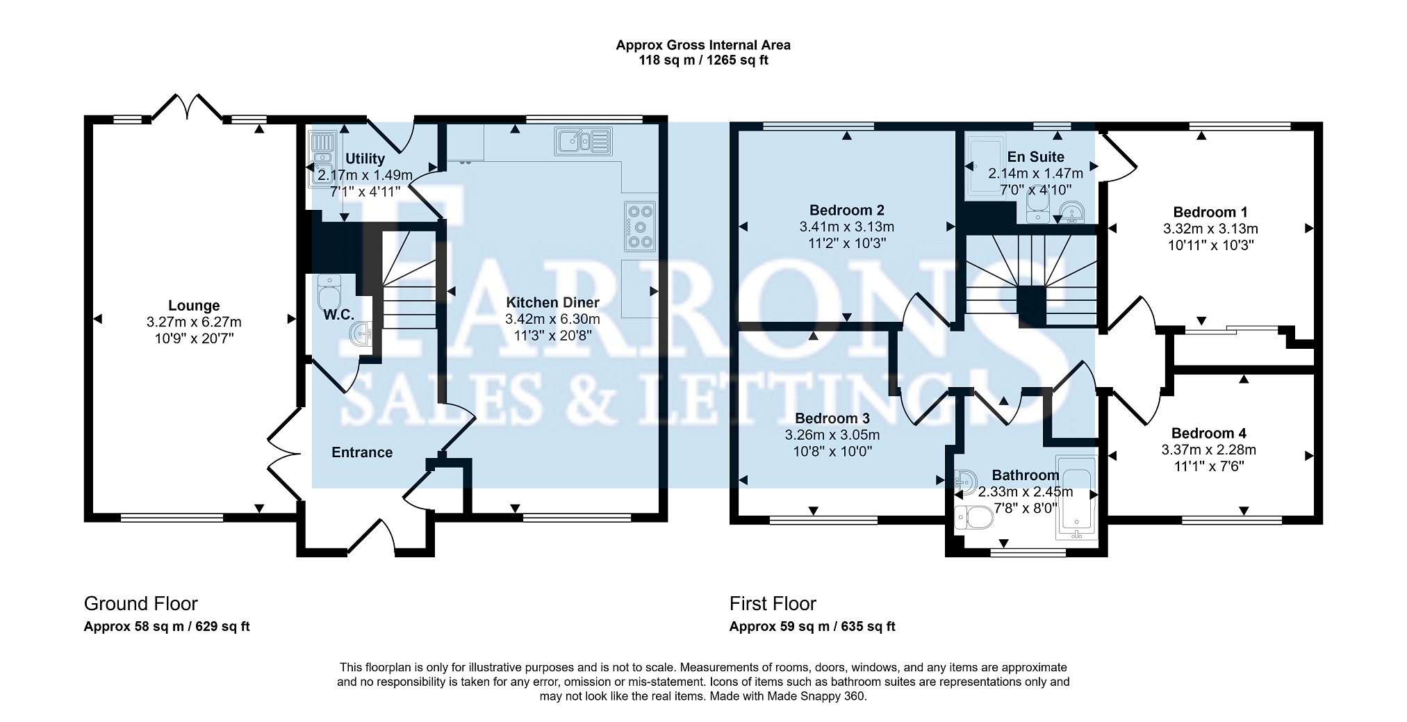 121, Muntjac  Road, Bristol floorplan
