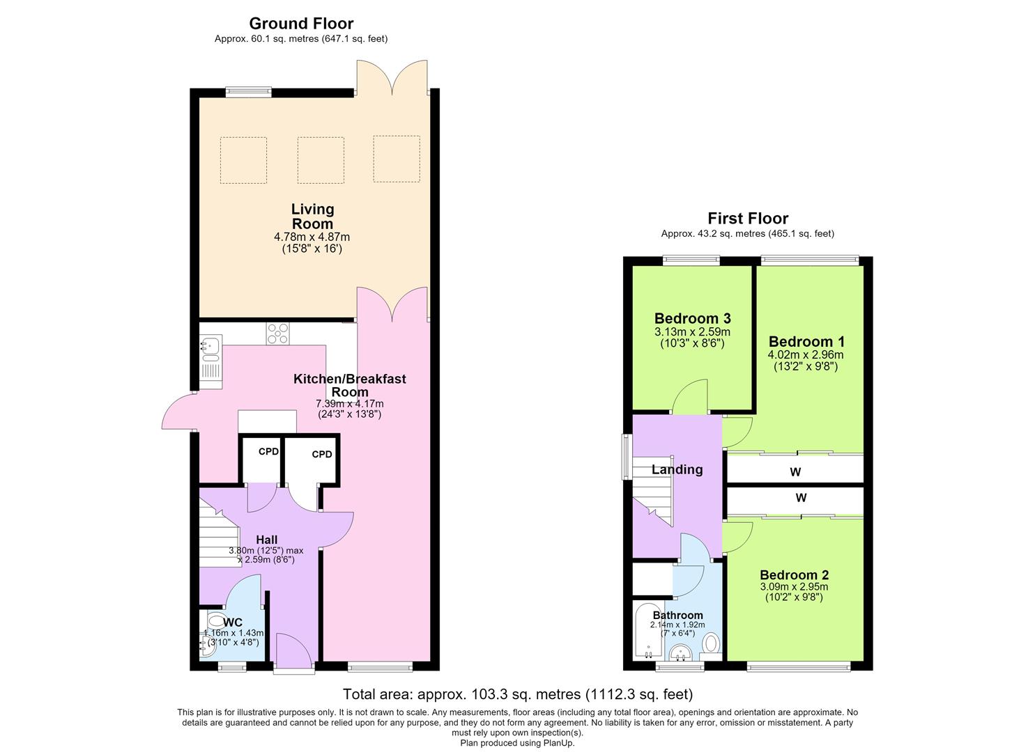 49, Stowe Drive, Southam floorplan