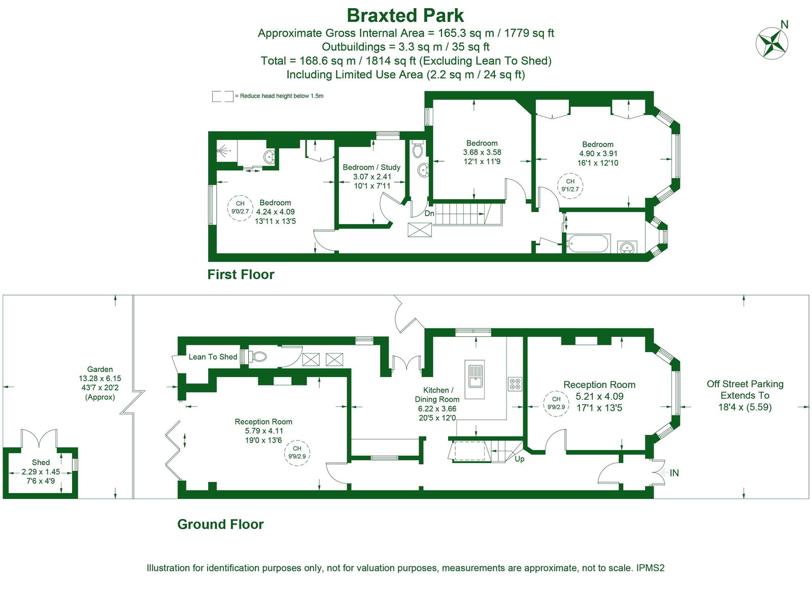 40, Braxted Park, London floorplan