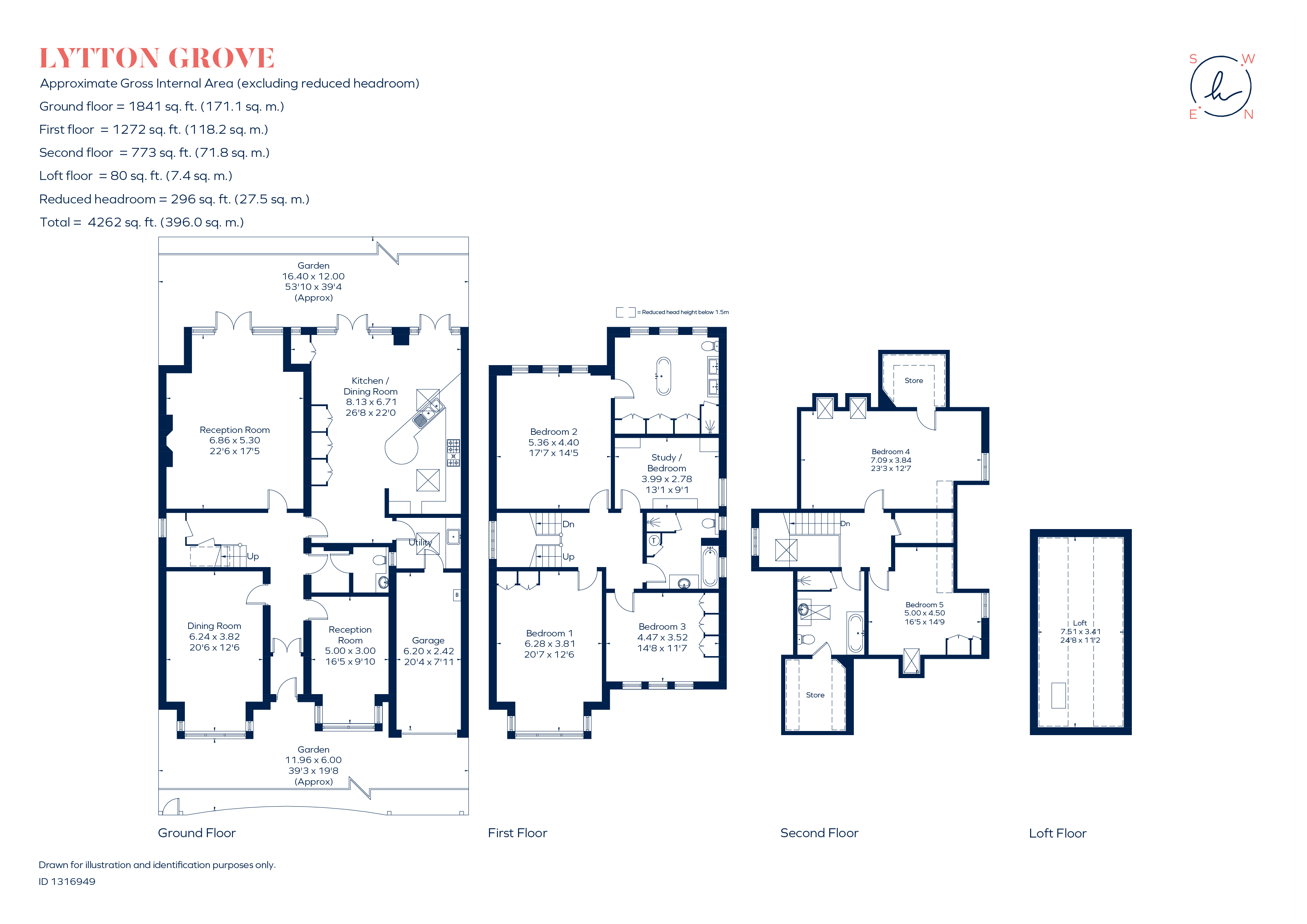 18, Lytton Grove, London floorplan