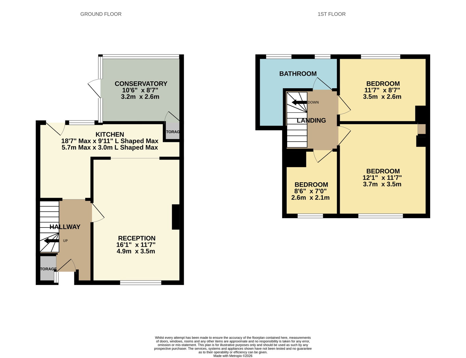 193, Gooding Avenue, Leicester floorplan